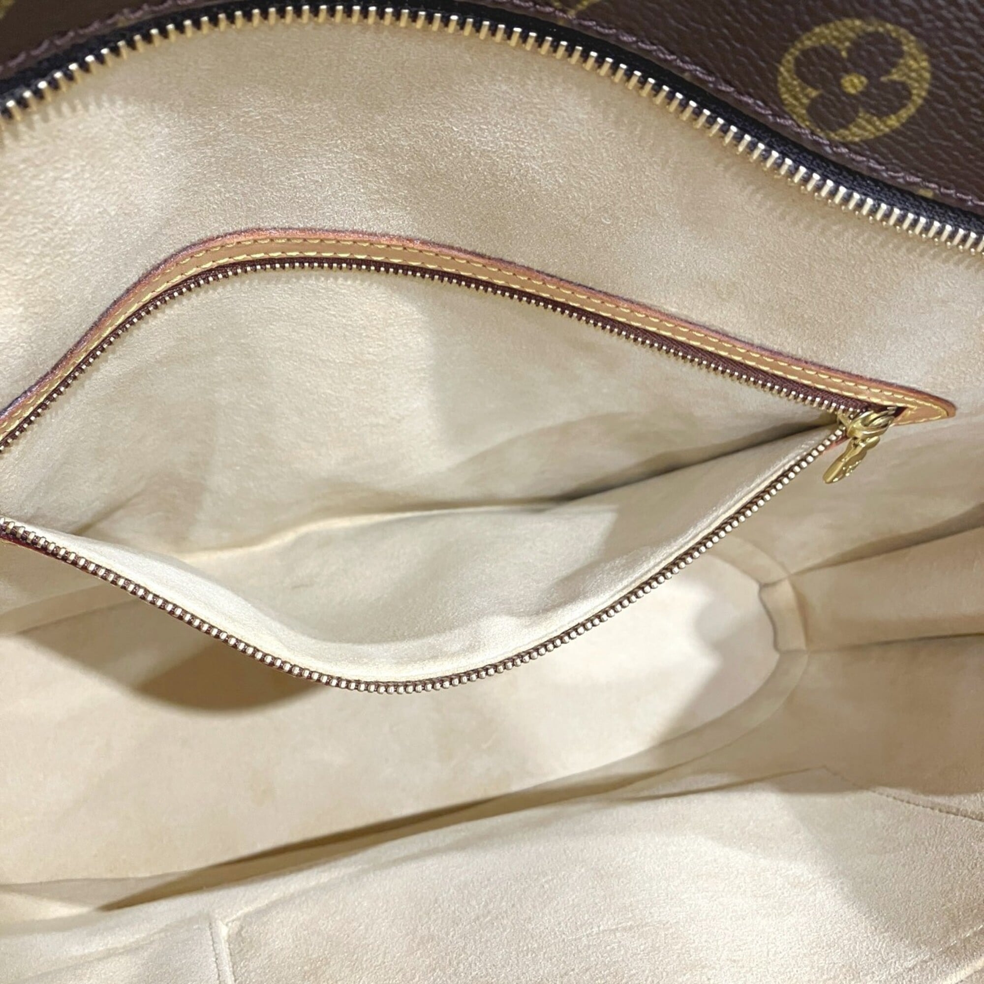 Louis Vuitton Brown Pvc Leather Tote Bag (Pre-Owned)