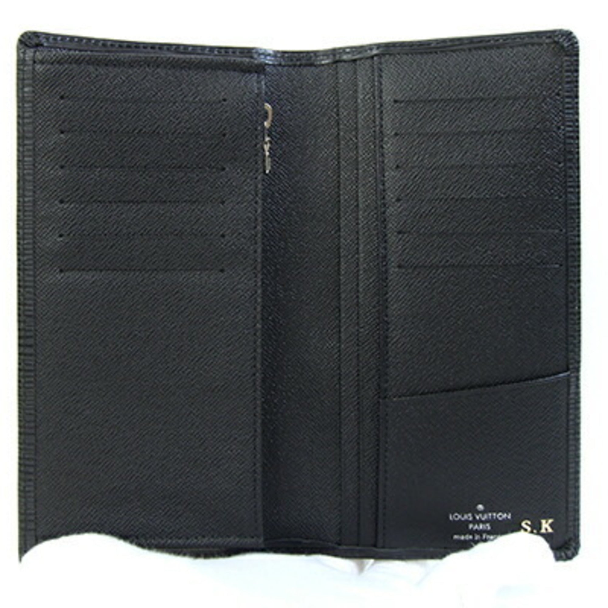 Louis Vuitton Black Noir Epi Leather Long Wallet (Bi-Fold) (Pre-Owned)