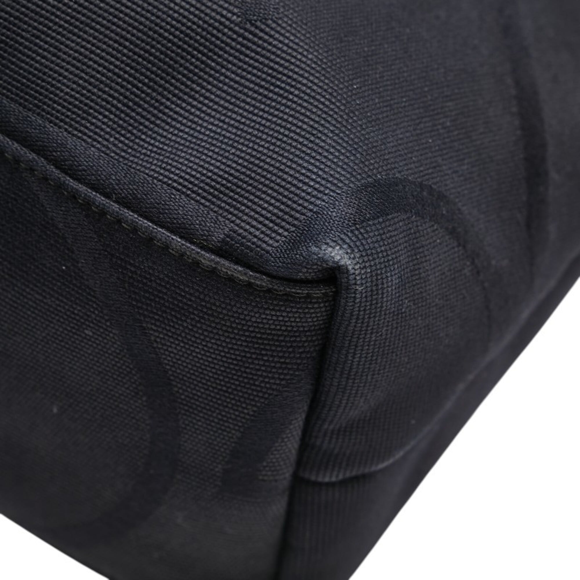 Gucci Black Canvas Tote Bag (Pre-Owned)