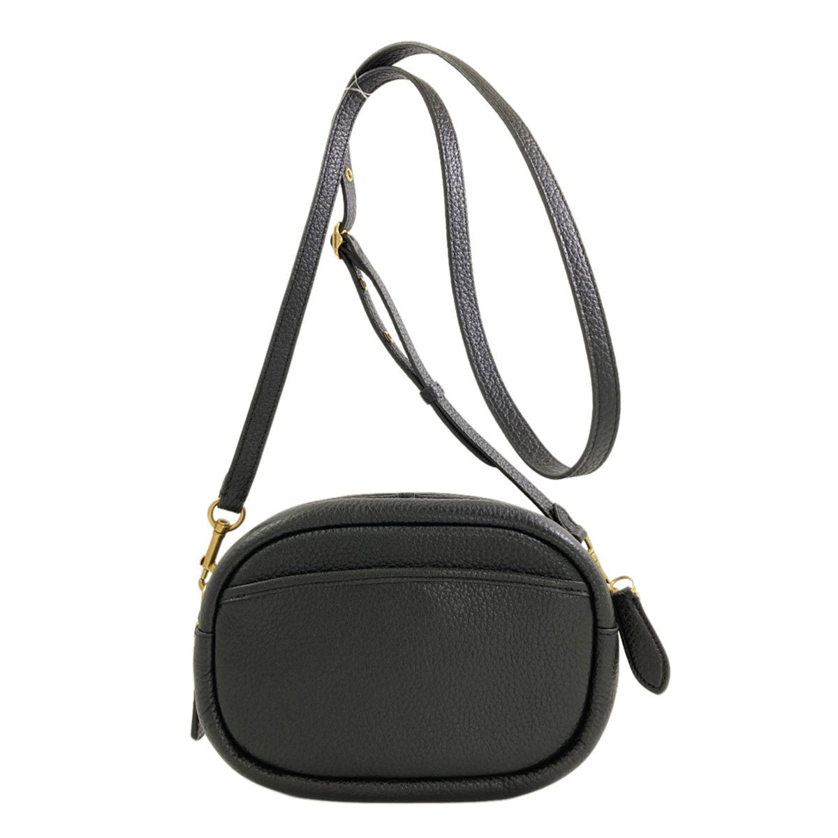 Coach Black Leather Shoulder Bag (Pre-Owned)