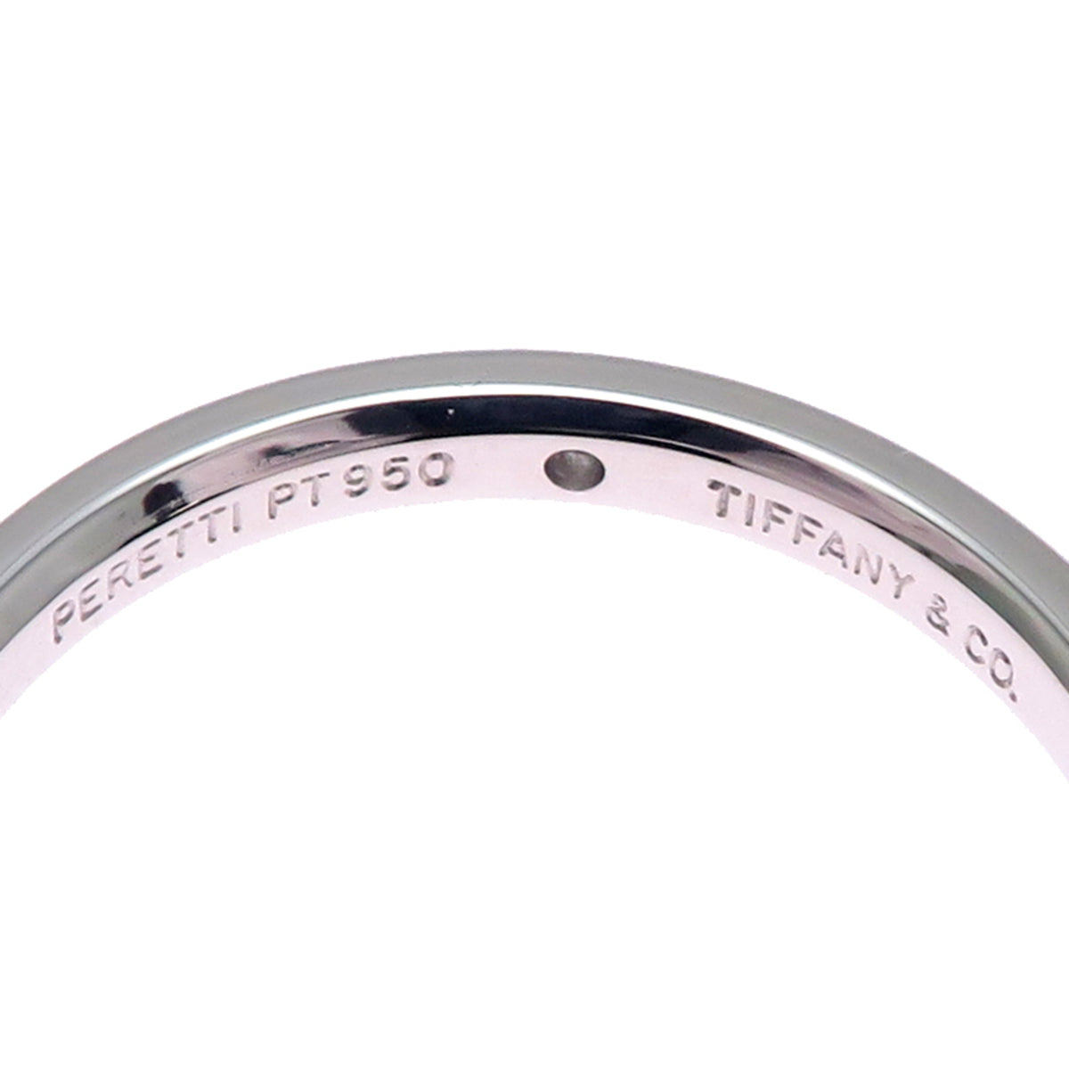 Tiffany Platinum 950 Band Ring (Pre-Owned)