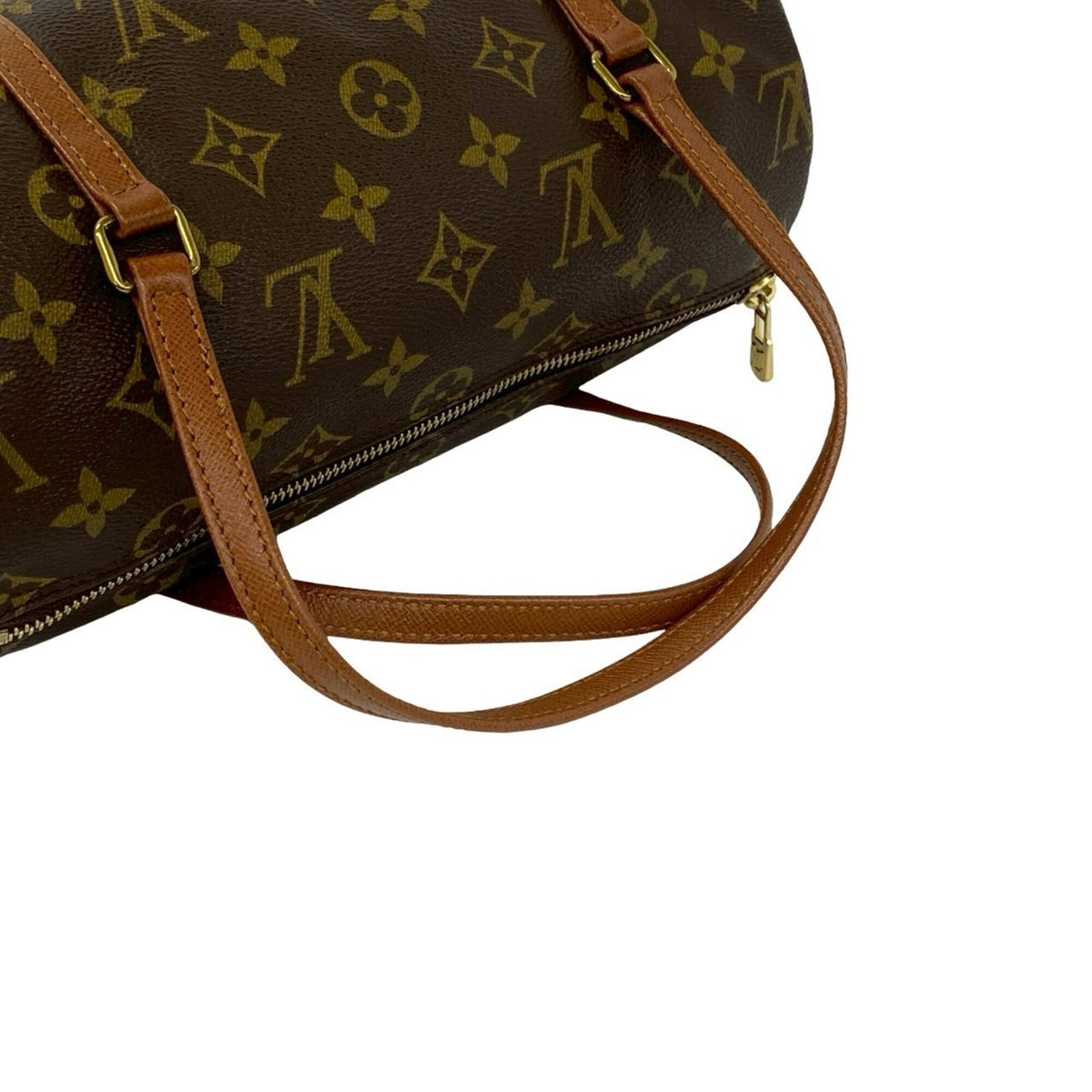 Louis Vuitton Brown Pvc Leather Boston Bag Handbag (Pre-Owned)
