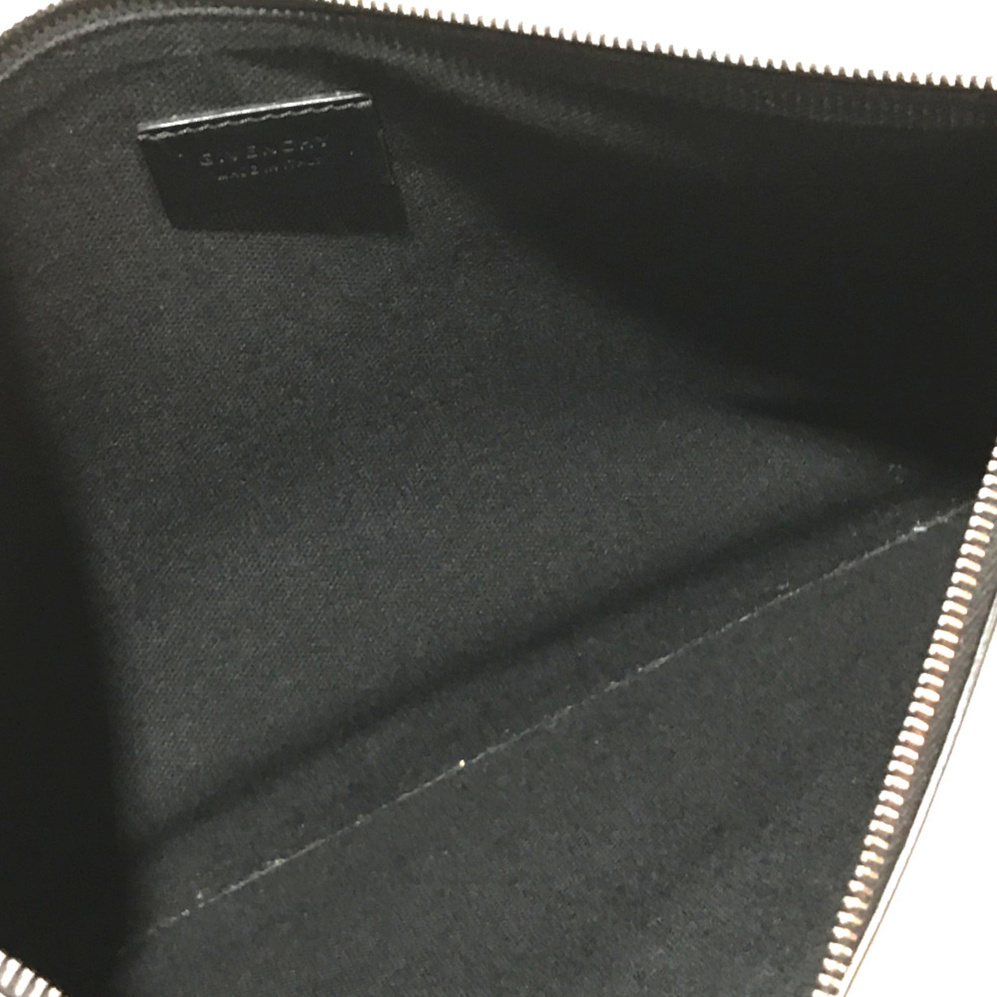 Givenchy Black Leather Clutch Bag (Pre-Owned)