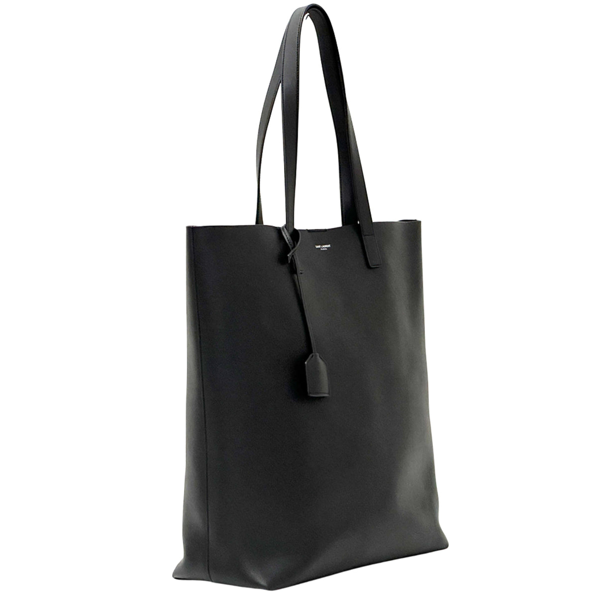 Saint Laurent Black Leather Tote Bag (Pre-Owned)