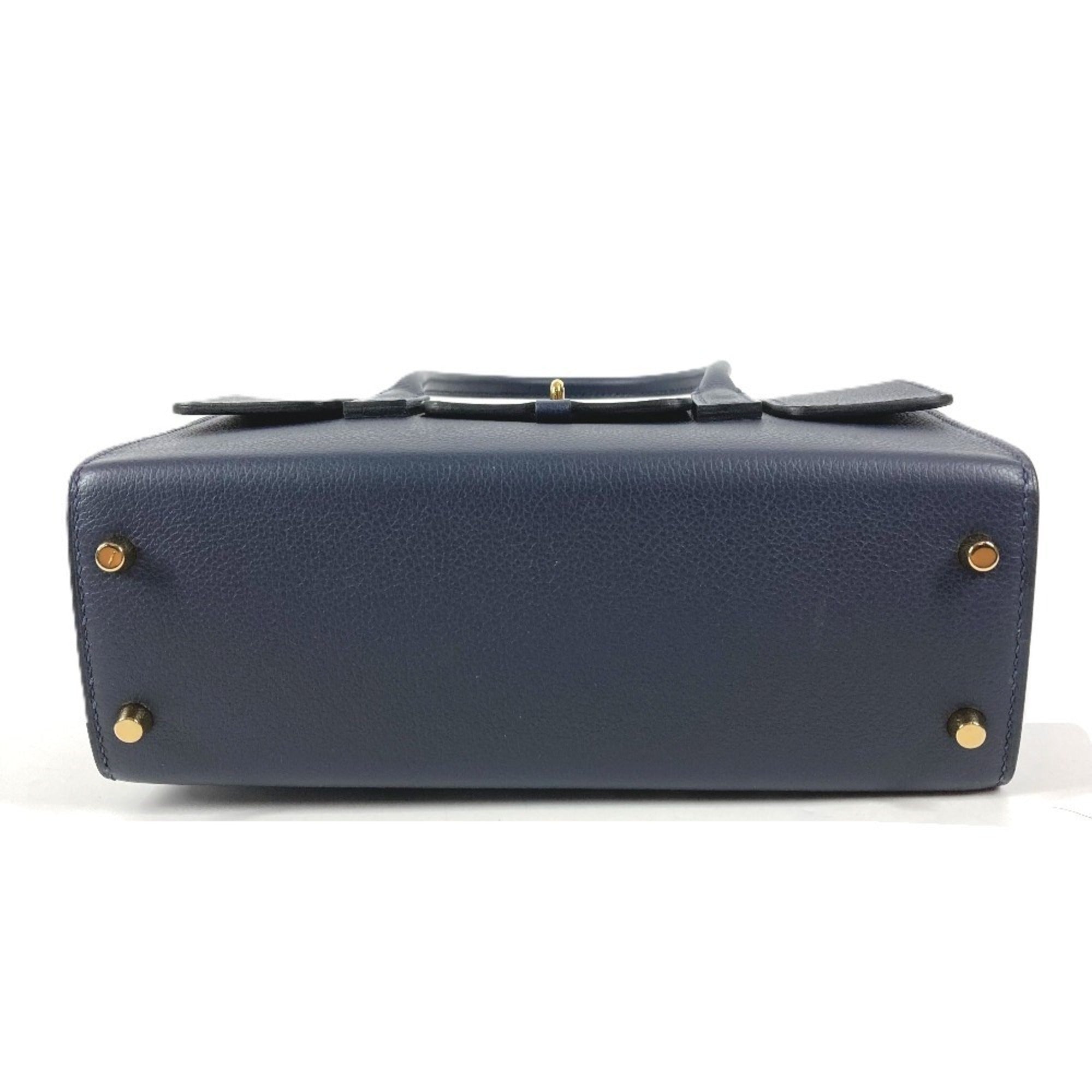 Hermes Drag Navy Shoulder Bag (Pre-Owned)
