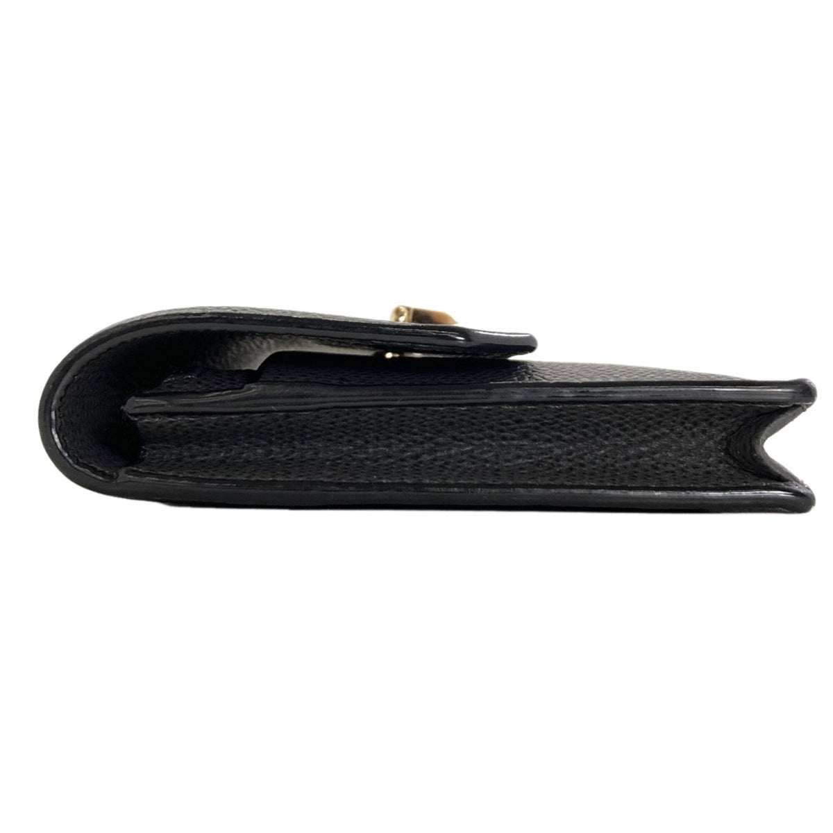 Valextra Gray Leather Long Wallet (Bi-Fold) (Pre-Owned)