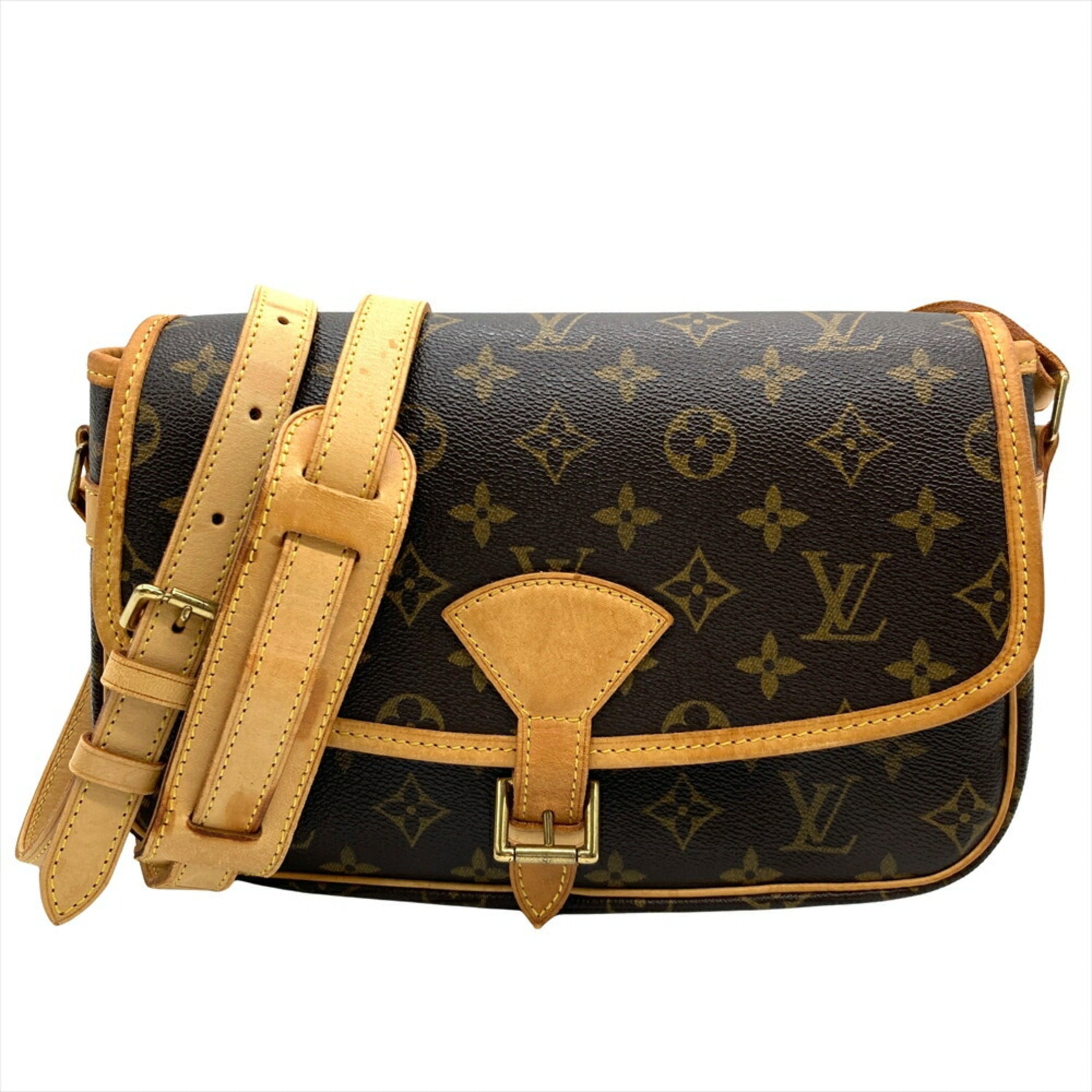Louis Vuitton Brown Monogram Canvas Shoulder Bag (Pre-Owned)