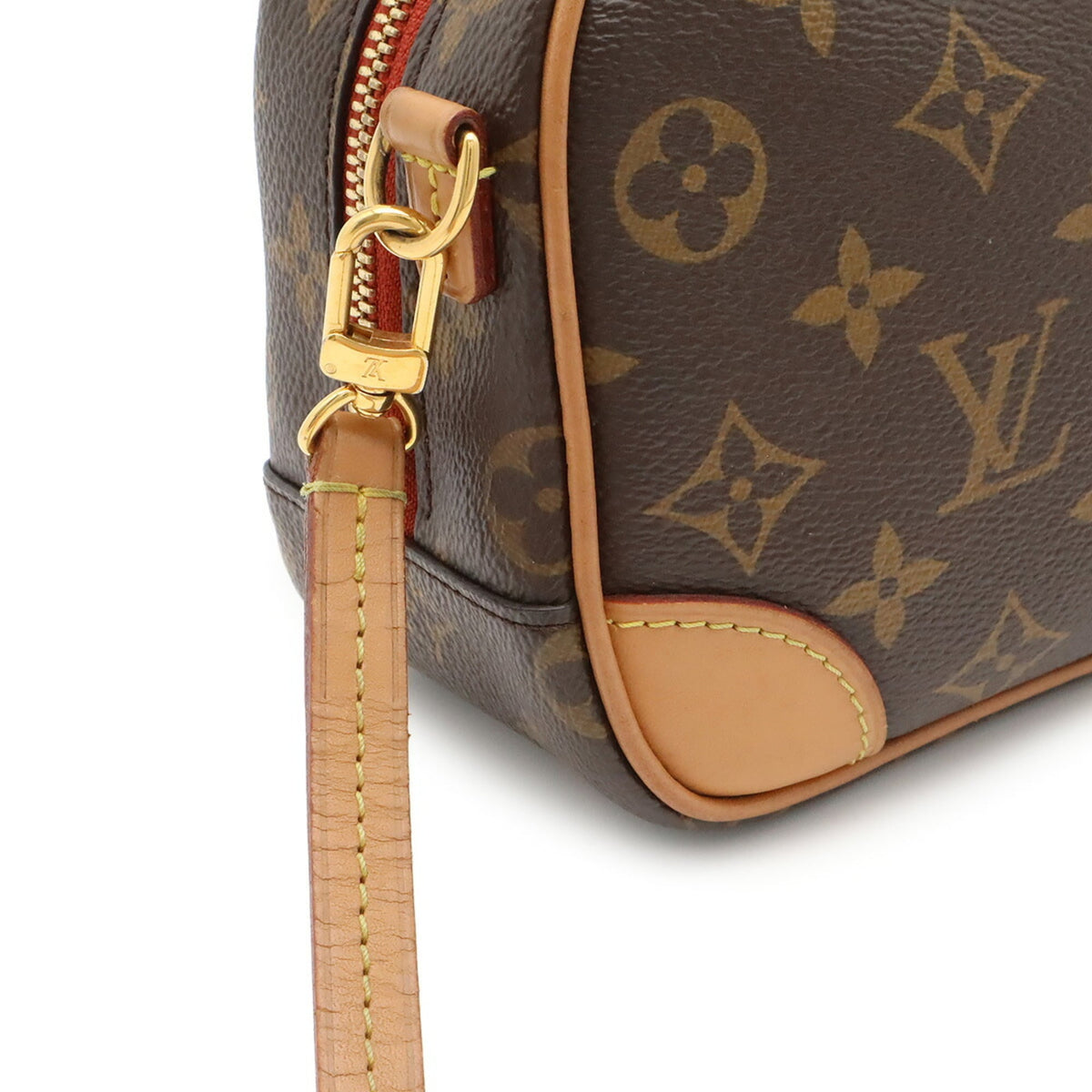 Louis Vuitton Brown Monogram Monogram Clutch Bag Pochette Shoulder Bag (Pre-Owned)