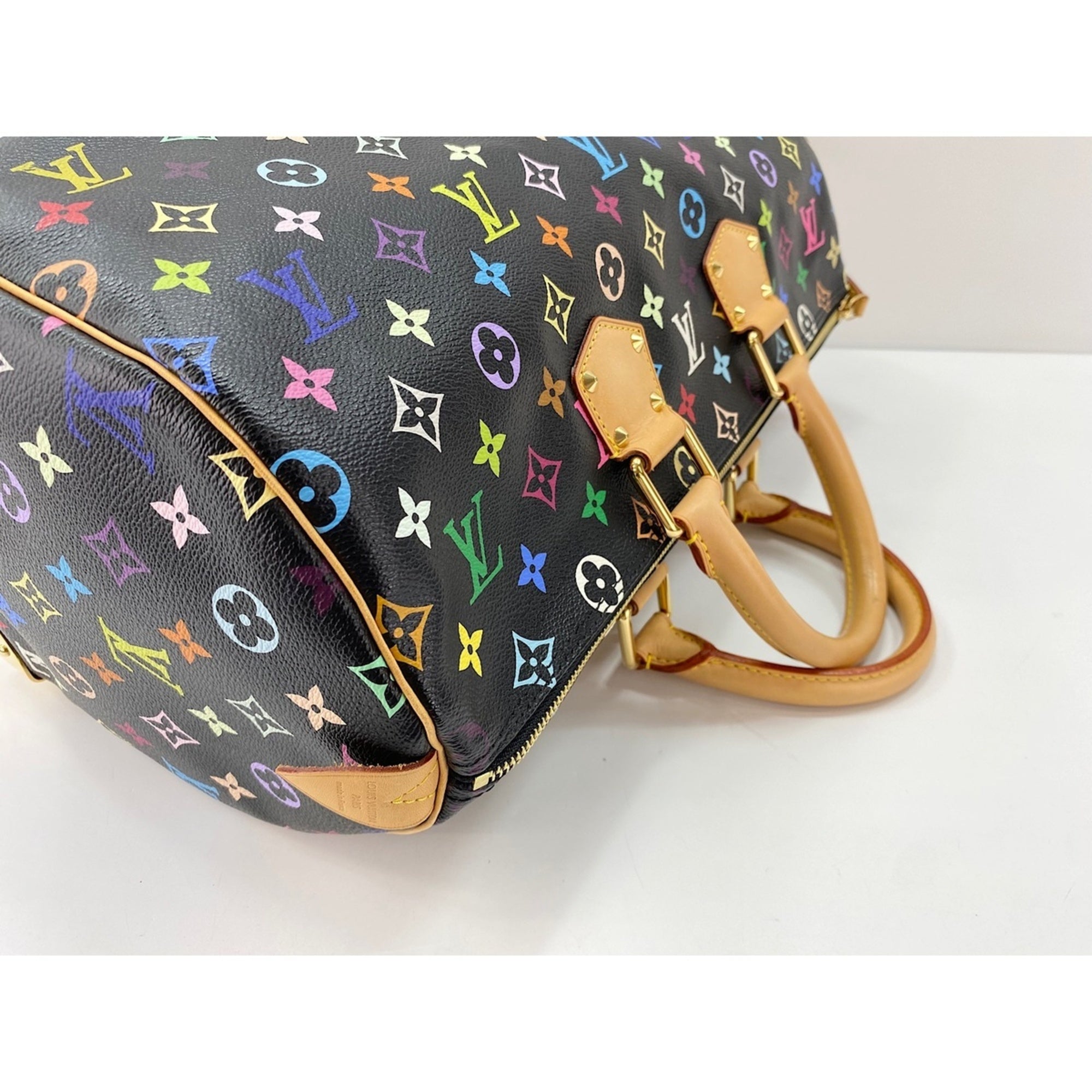 Louis Vuitton Black Multi-Color Handbag (Pre-Owned)