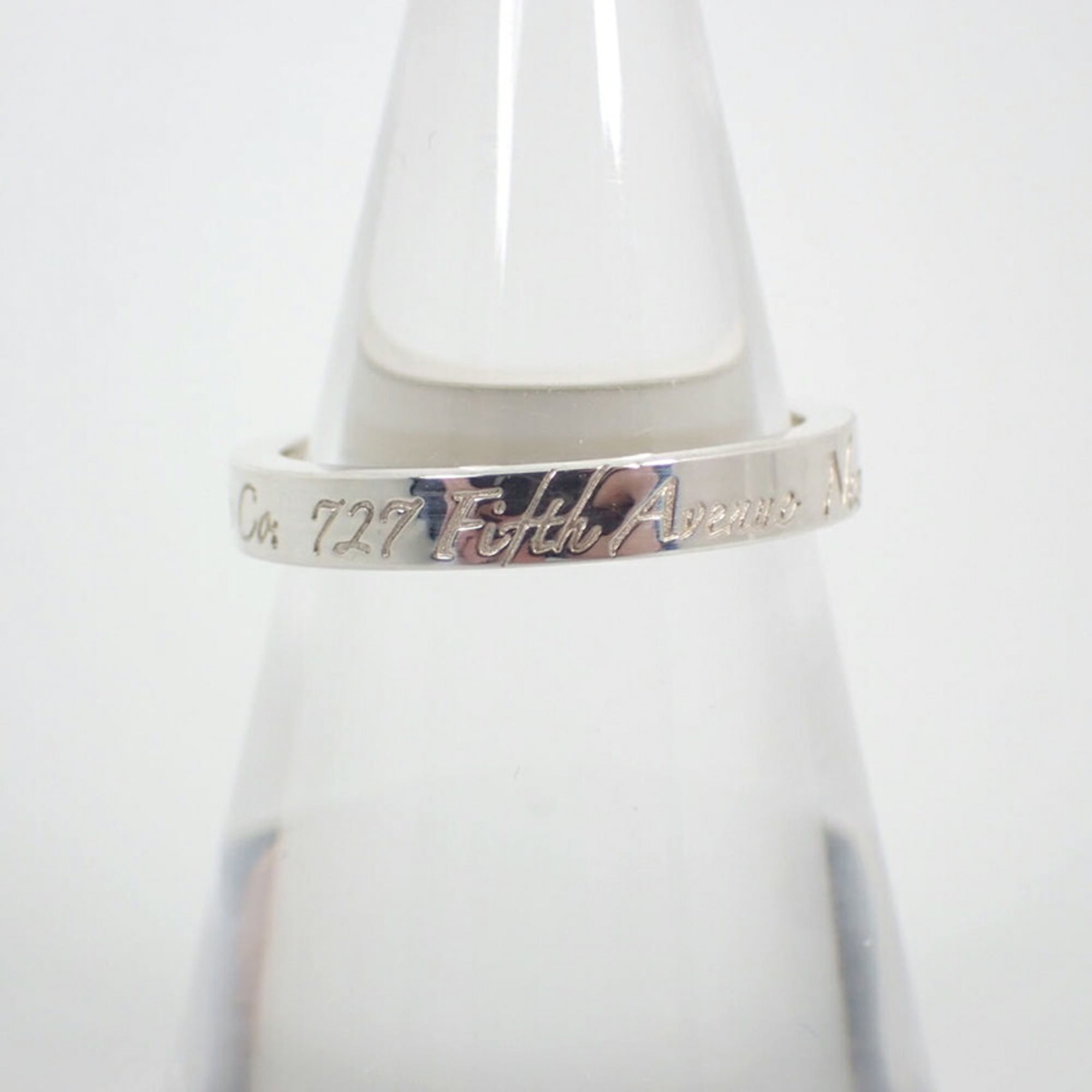 Tiffany Sterling Silver 925 Band Ring (Pre-Owned)
