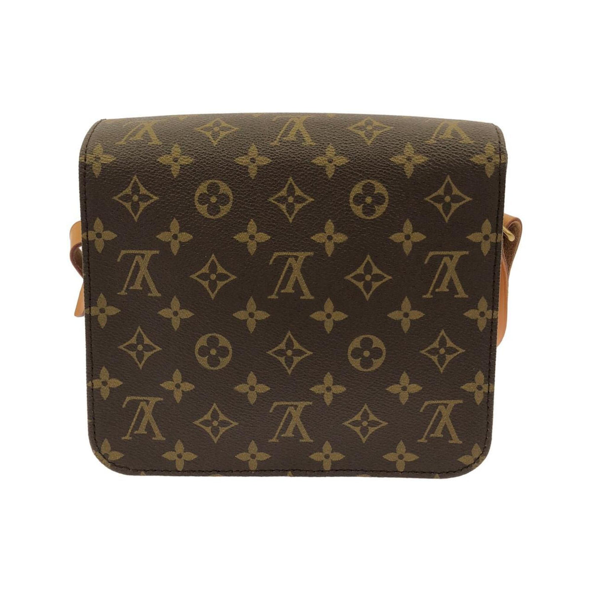 Louis Vuitton Monogram Marron Coated Canvas Shoulder Bag (Pre-Owned)