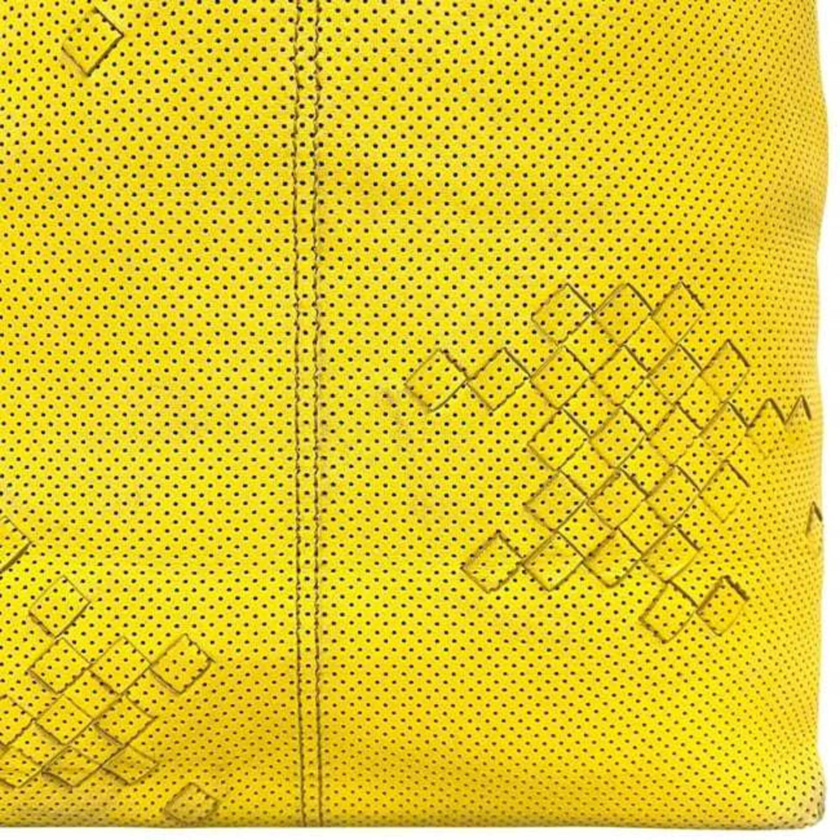 Bottega Veneta Yellow Intrecciato Tote Bag (Pre-Owned)
