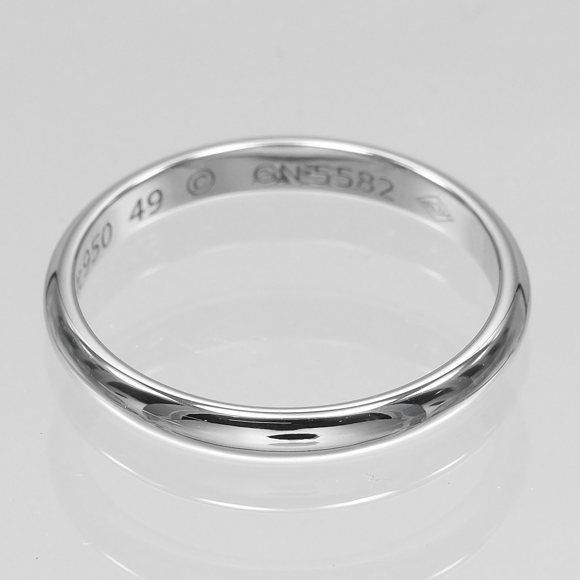 Cartier Platinum 950 Band Ring (Pre-Owned)