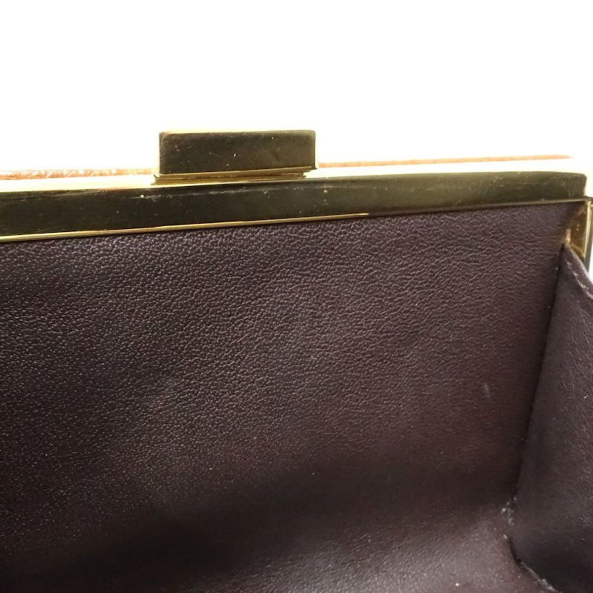 Loewe Brown Leather Coin Purse/Coin Case (Pre-Owned)