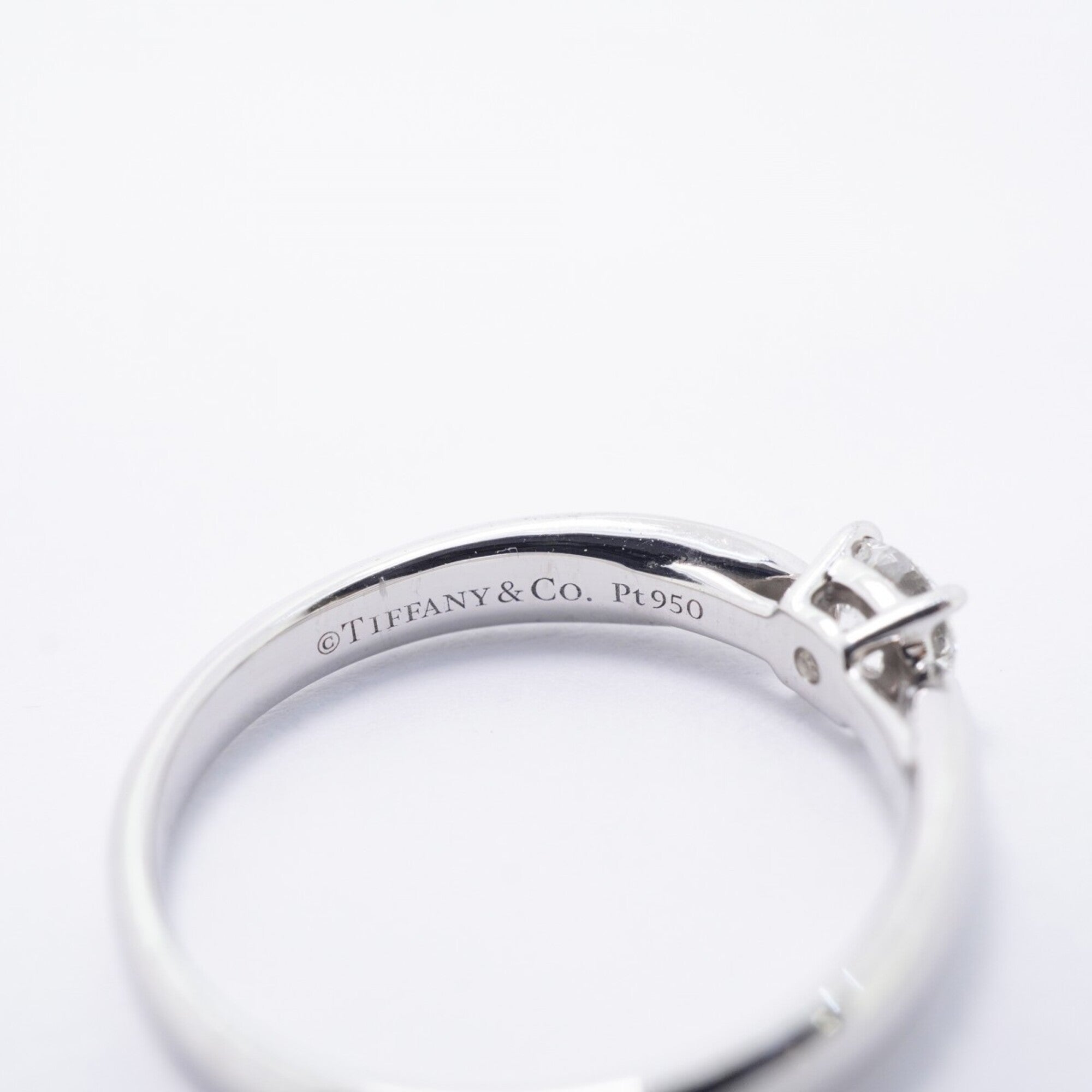 Tiffany Platinum 950 Band Ring (Pre-Owned)