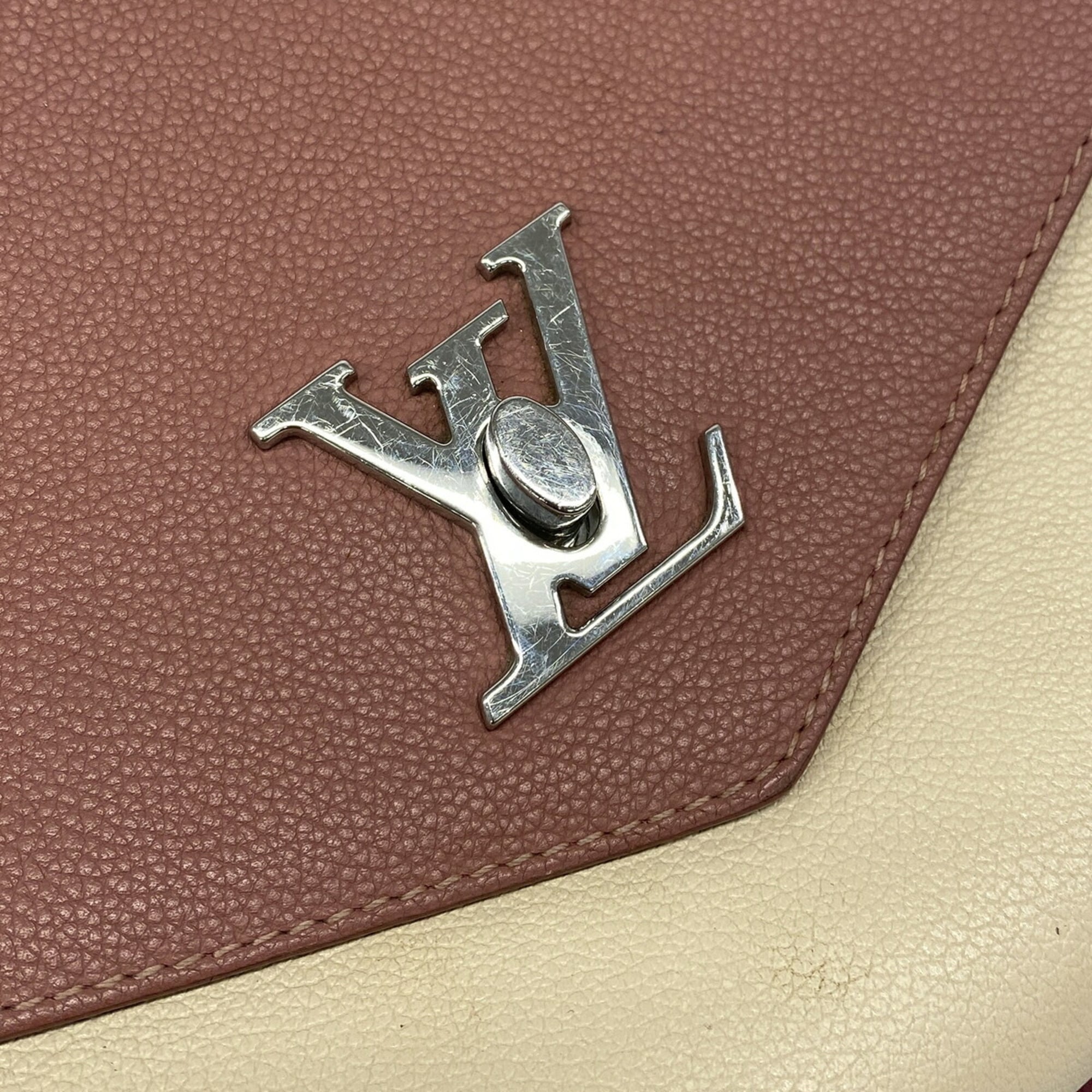 Louis Vuitton Bordeaux Cream Rose Handbag (Pre-Owned)