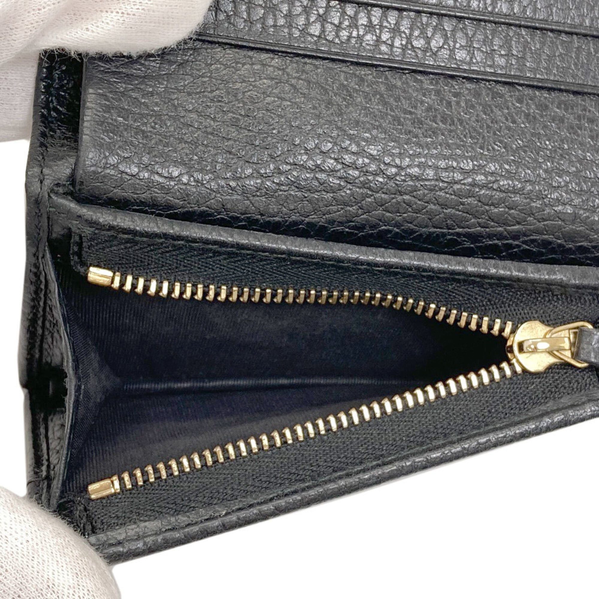 Gucci Black Leather Wallet (Bi-Fold) (Pre-Owned)