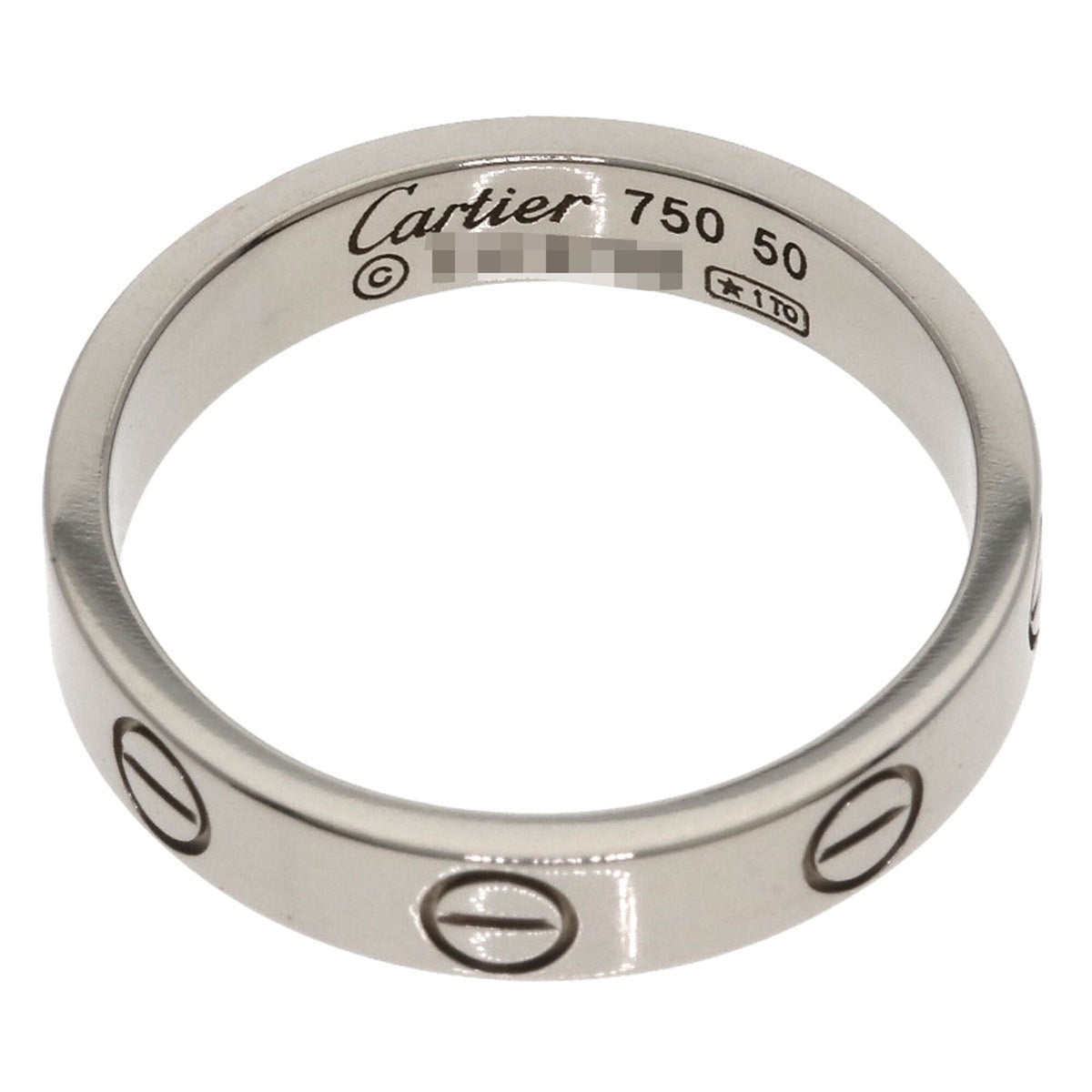 Cartier Love White Gold (18K) Band Ring (Pre-Owned)