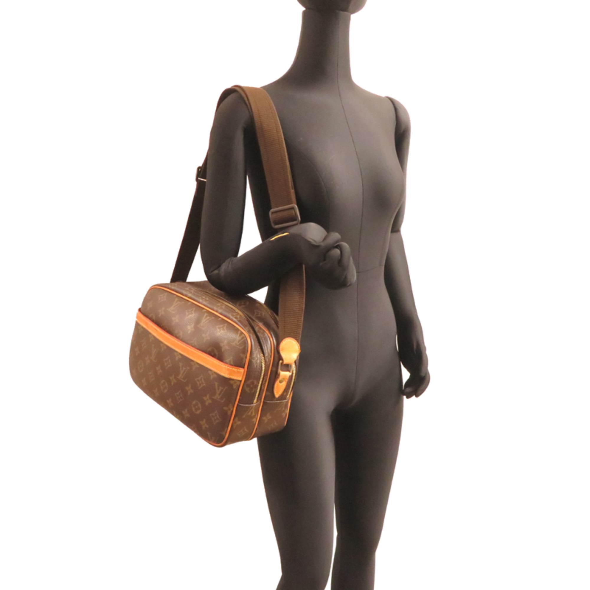 Louis Vuitton Brown Monogram Shoulder Bag (Pre-Owned)