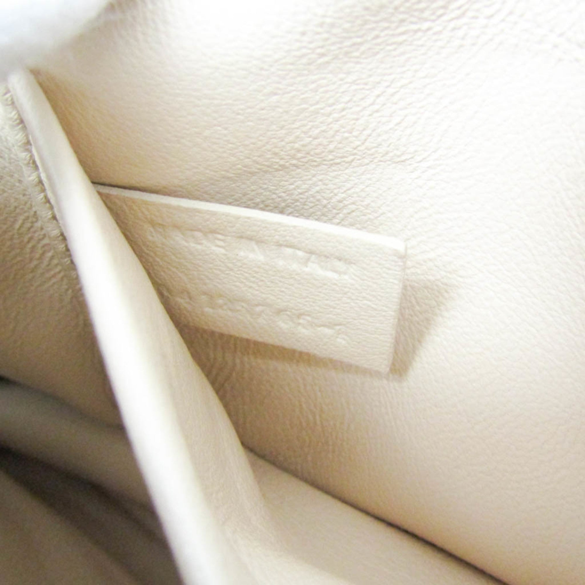 Chloe Elsie Chain Shoulder Bag Leather Beige Leather Shoulder Bag Bag (Pre-Owned)