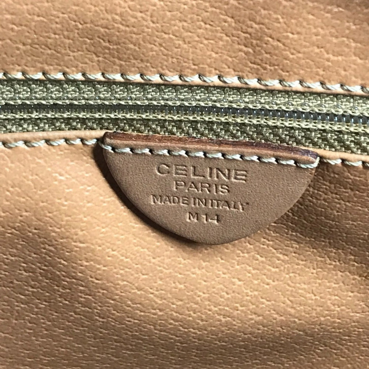 Celine Brown Leather Handbag Tote Bag (Pre-Owned)