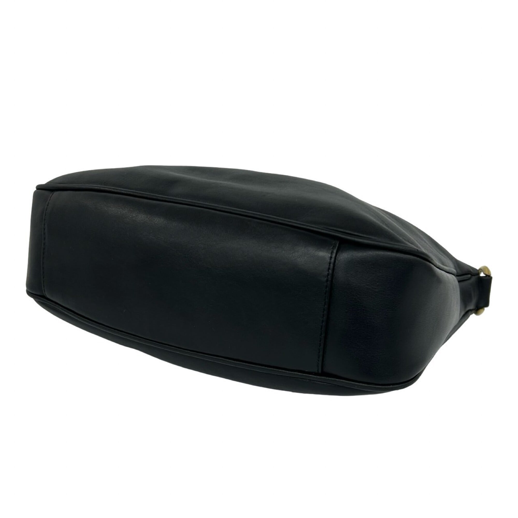 Gucci Black Leather Handbag Shoulder Bag (Pre-Owned)