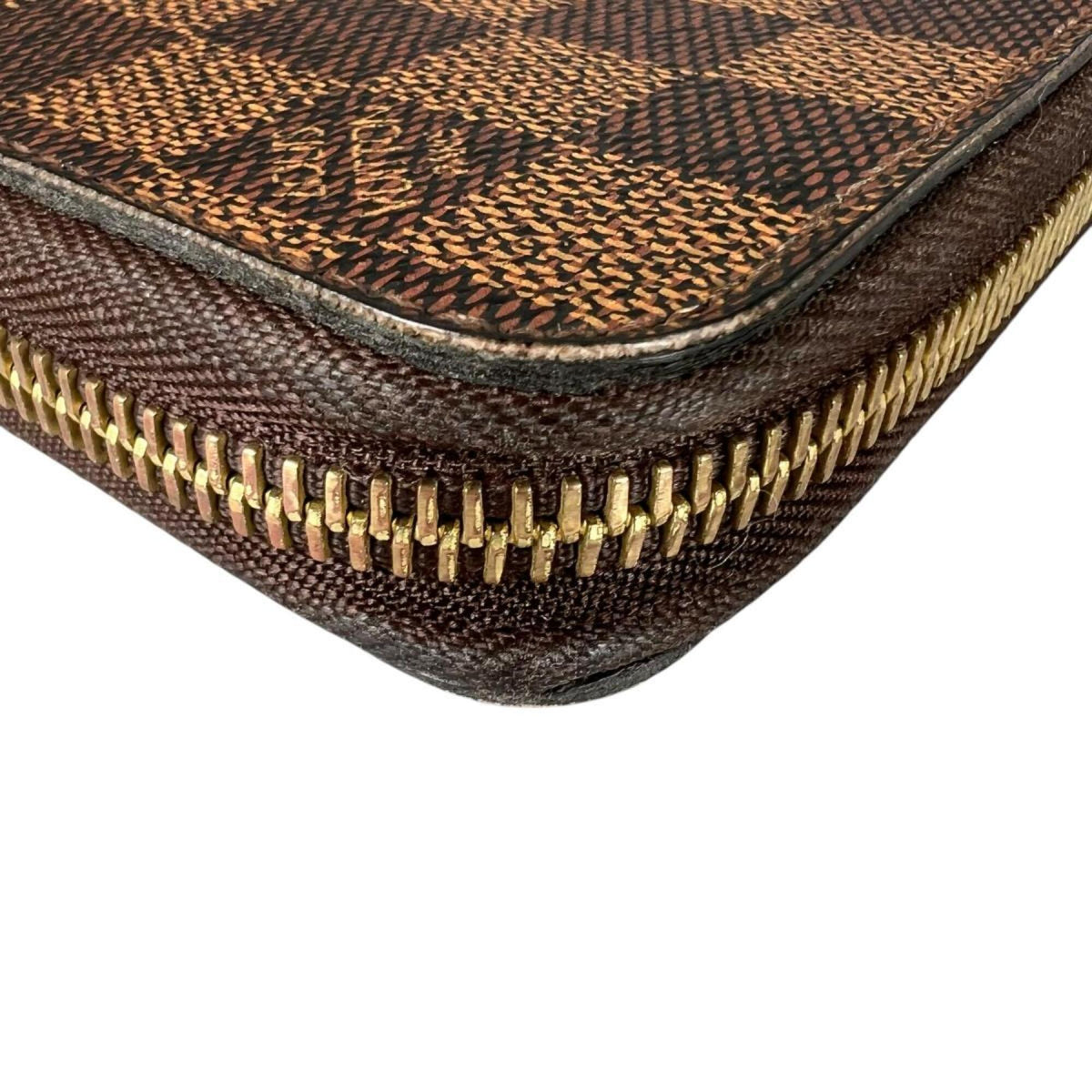 Louis Vuitton Brown Damier Canvas Long Wallet (Bi-Fold) (Pre-Owned)