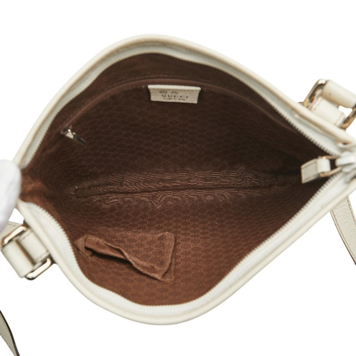 Gucci Beige Multi-Color Pvc Leather Shoulder Bag (Pre-Owned)