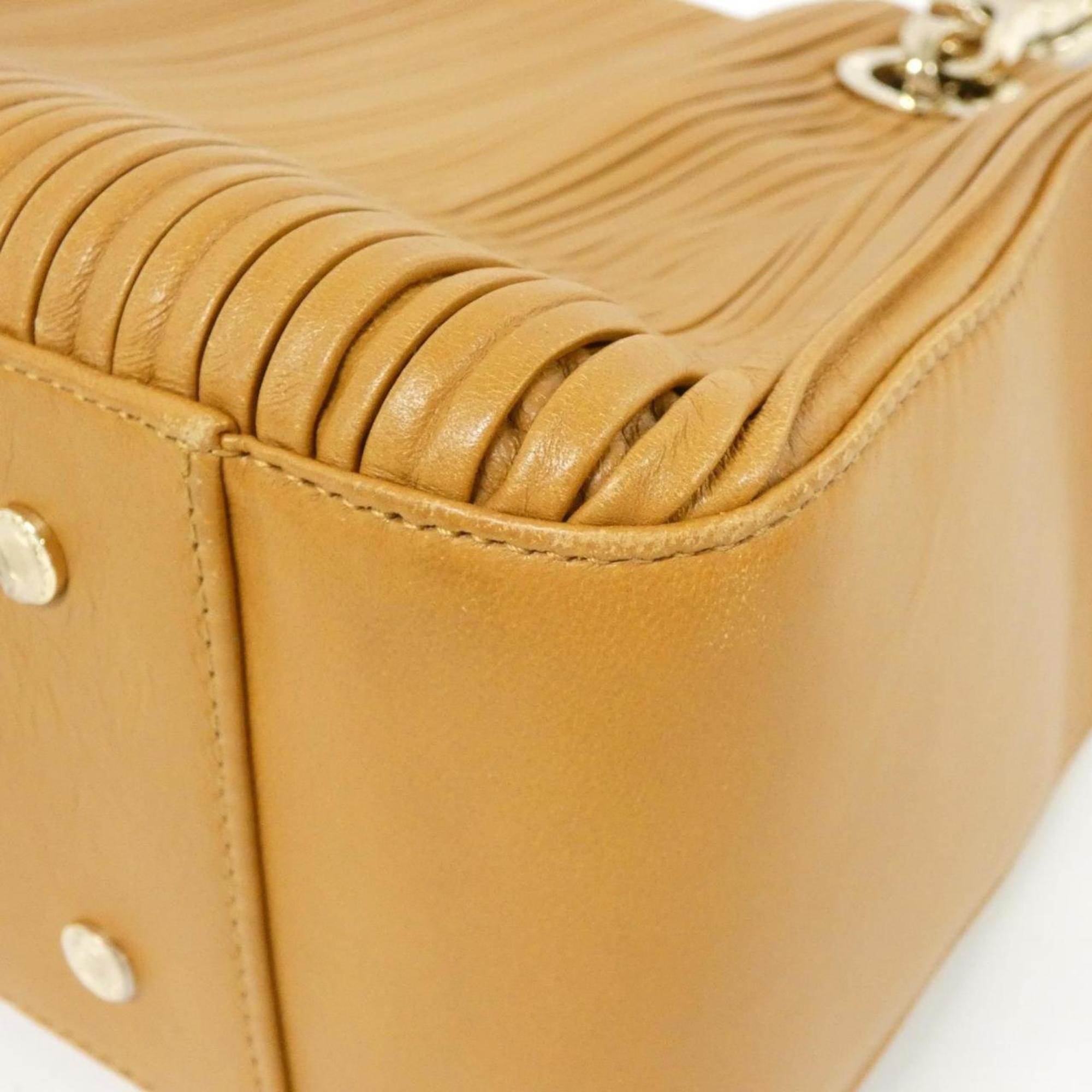 Bvlgari Brown Leather Handbag (Pre-Owned)