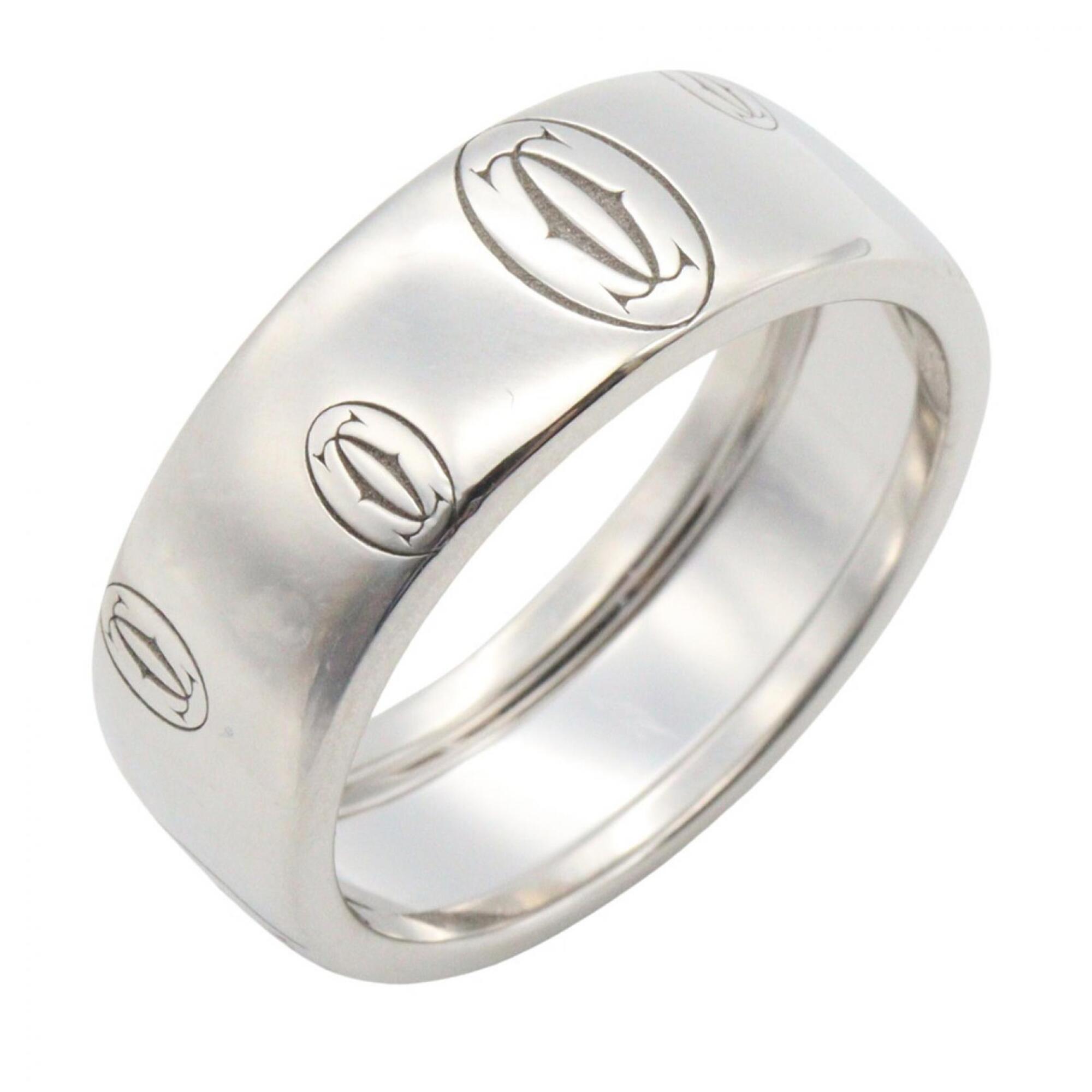 Cartier Silver White Gold (18K) Band Ring (Pre-Owned)