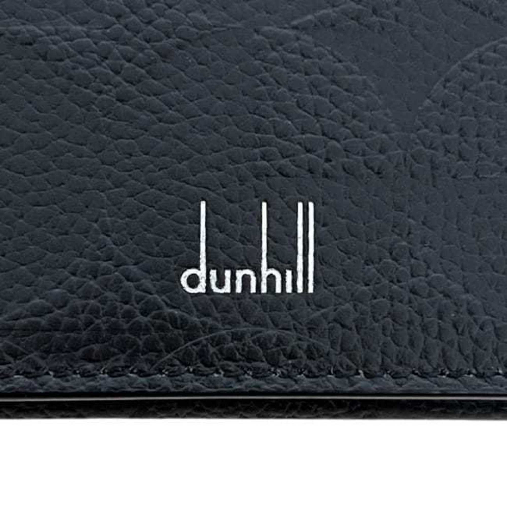 Dunhill Black Leather Long Wallet (Bi-Fold) (Pre-Owned)