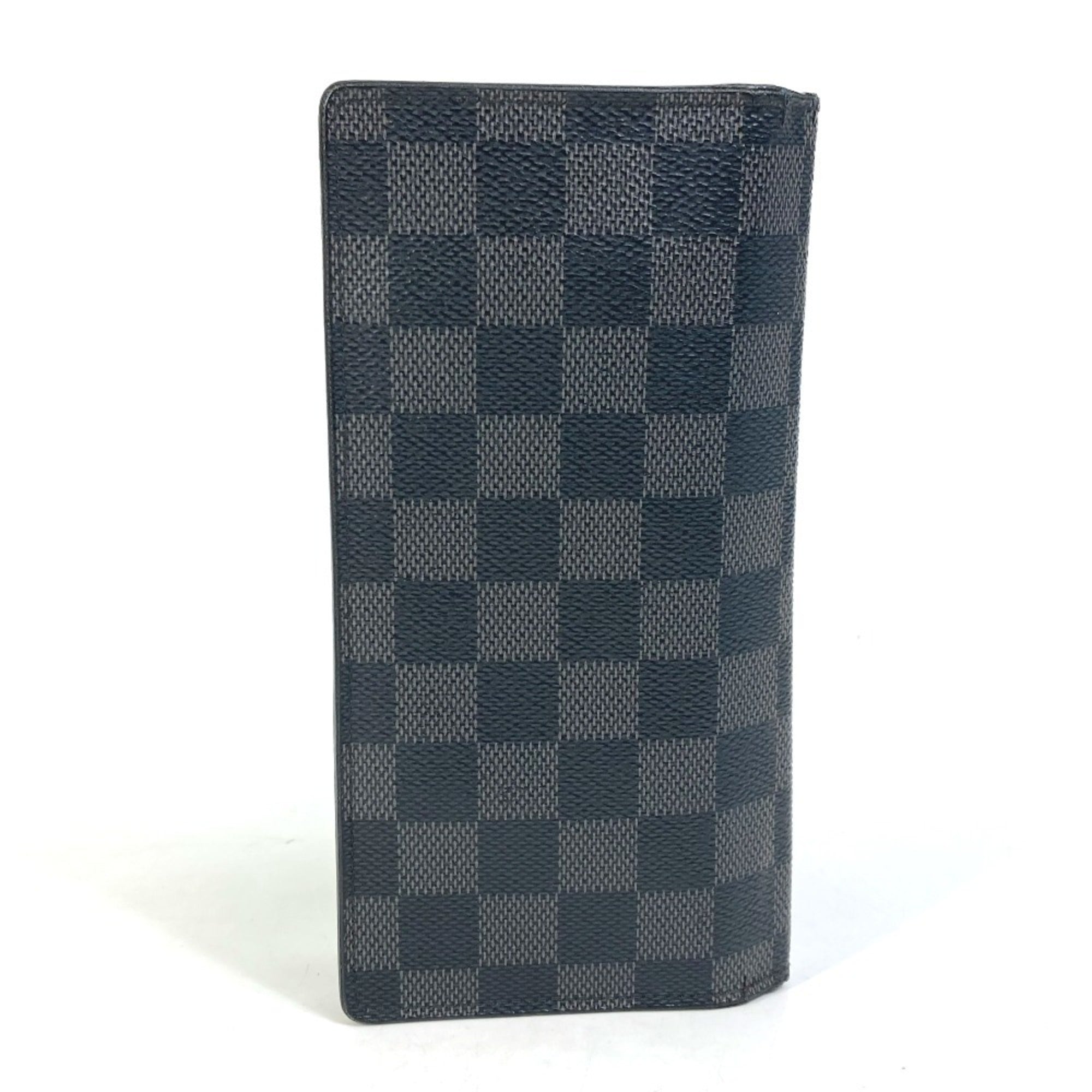 Louis Vuitton Damier Graphite Black Damier Graphite Long Wallet (Bi-Fold) (Pre-Owned)