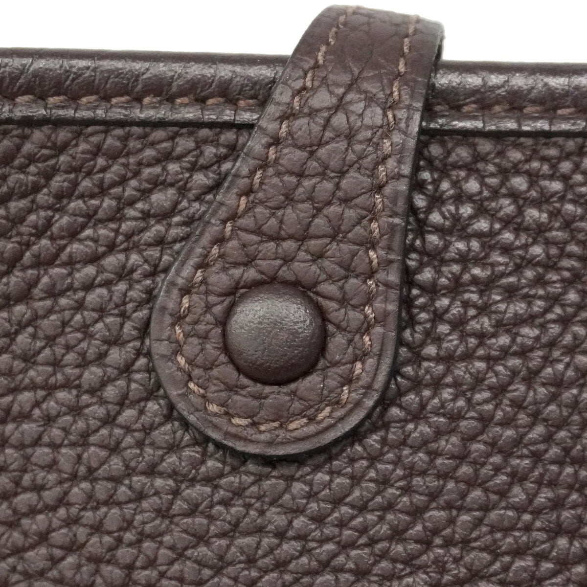 Hermes Brown Taurillon Clemence Leather Shoulder Bag (Pre-Owned)
