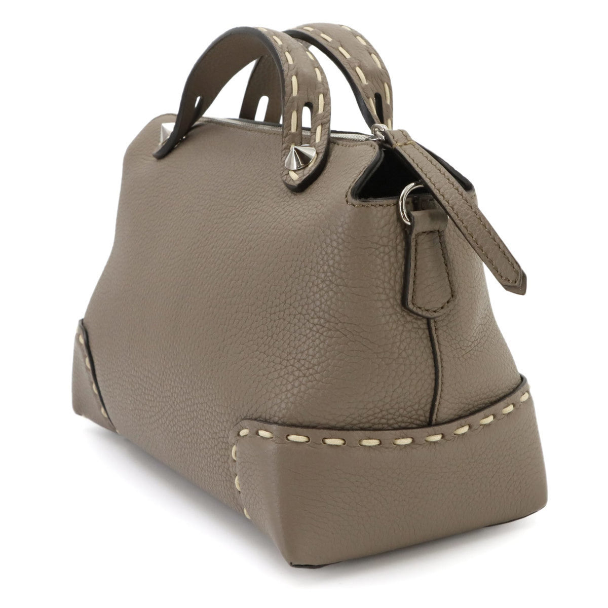 Fendi Beige Leather Handbag (Pre-Owned)