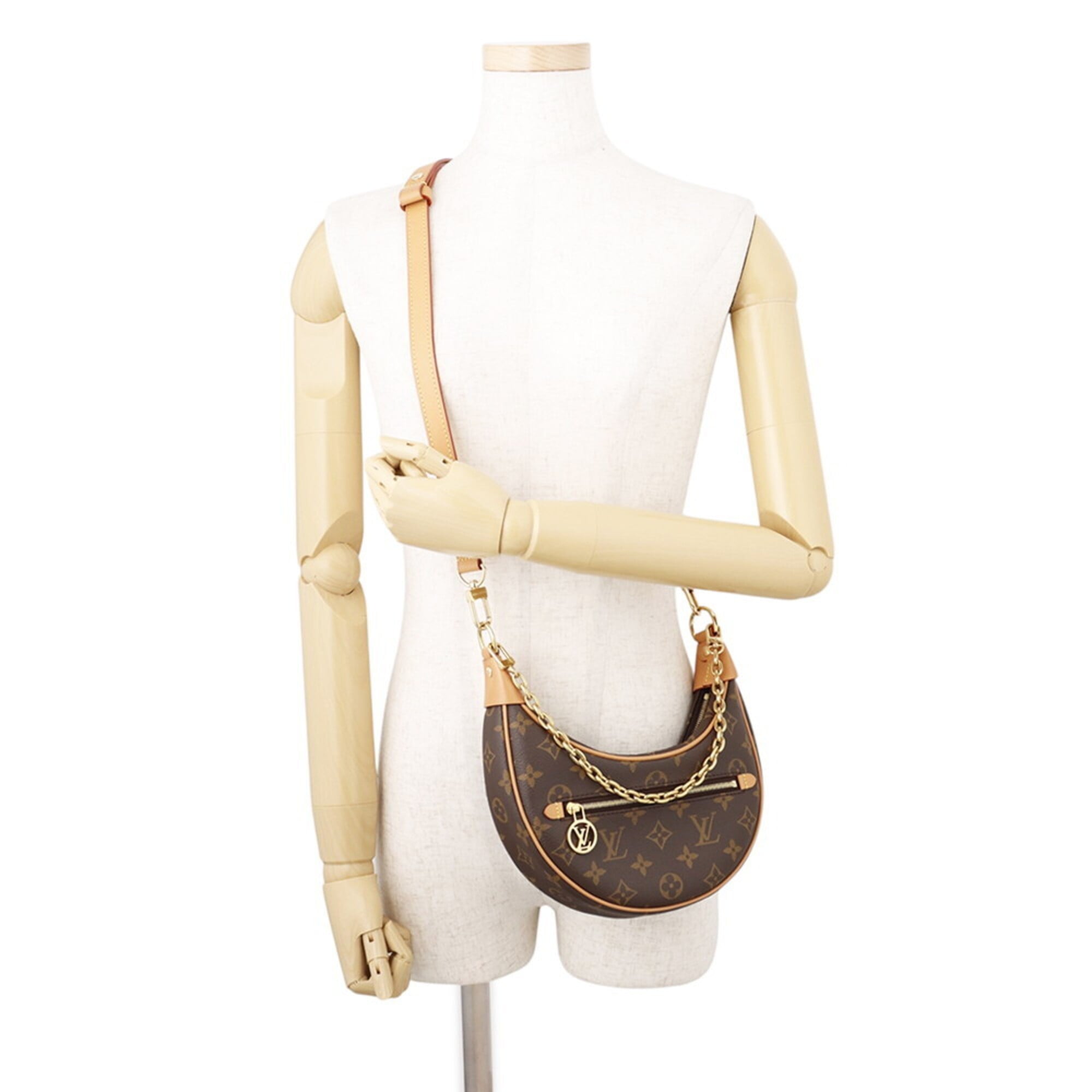 Louis Vuitton Beige Monogram Monogram Handbag Shoulder Bag (Pre-Owned)