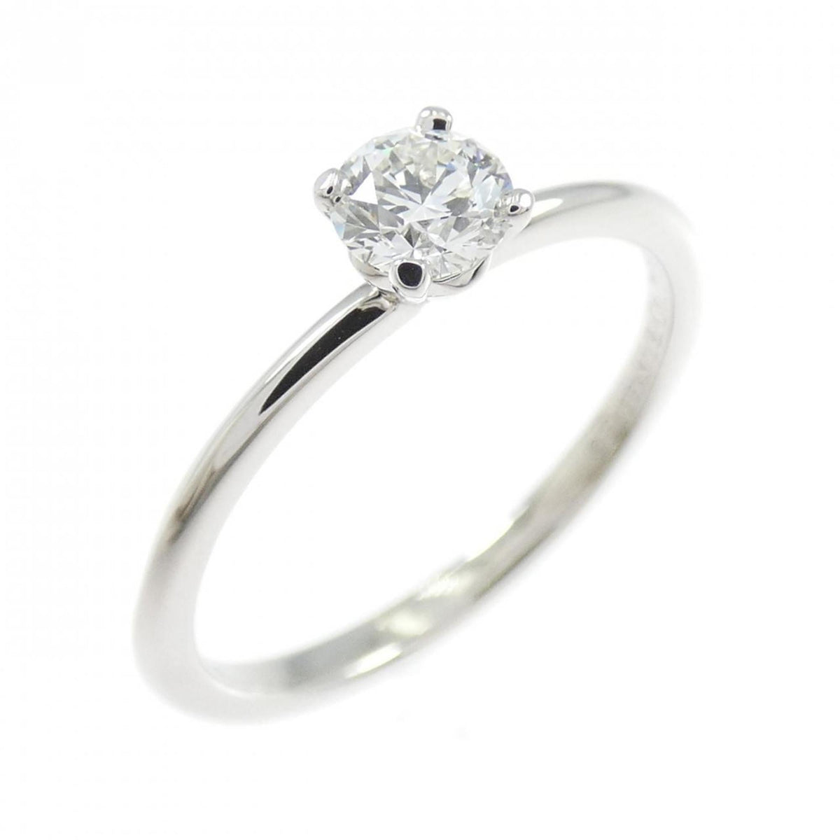 Tiffany Platinum Platinum 950 Band Ring (Pre-Owned)
