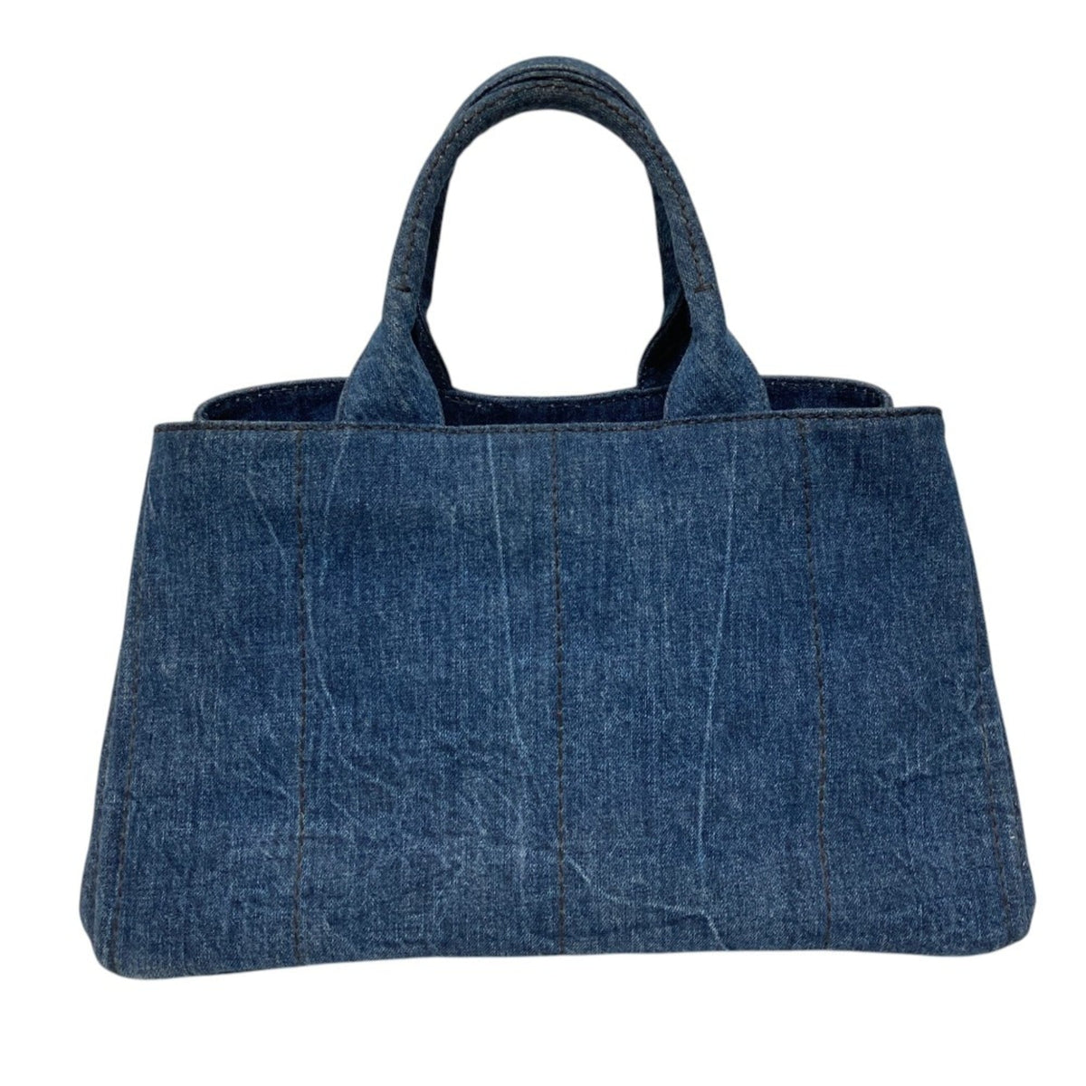Prada Canapa Denim Tote Bag (Pre-Owned)