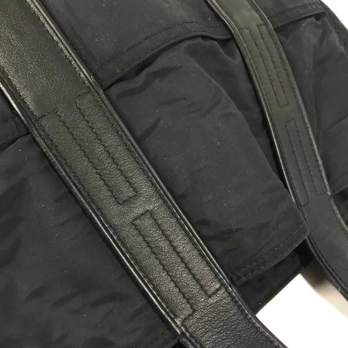 Hermes Acapulco Black Nylon Shoulder Bag Tote Bag (Pre-Owned)
