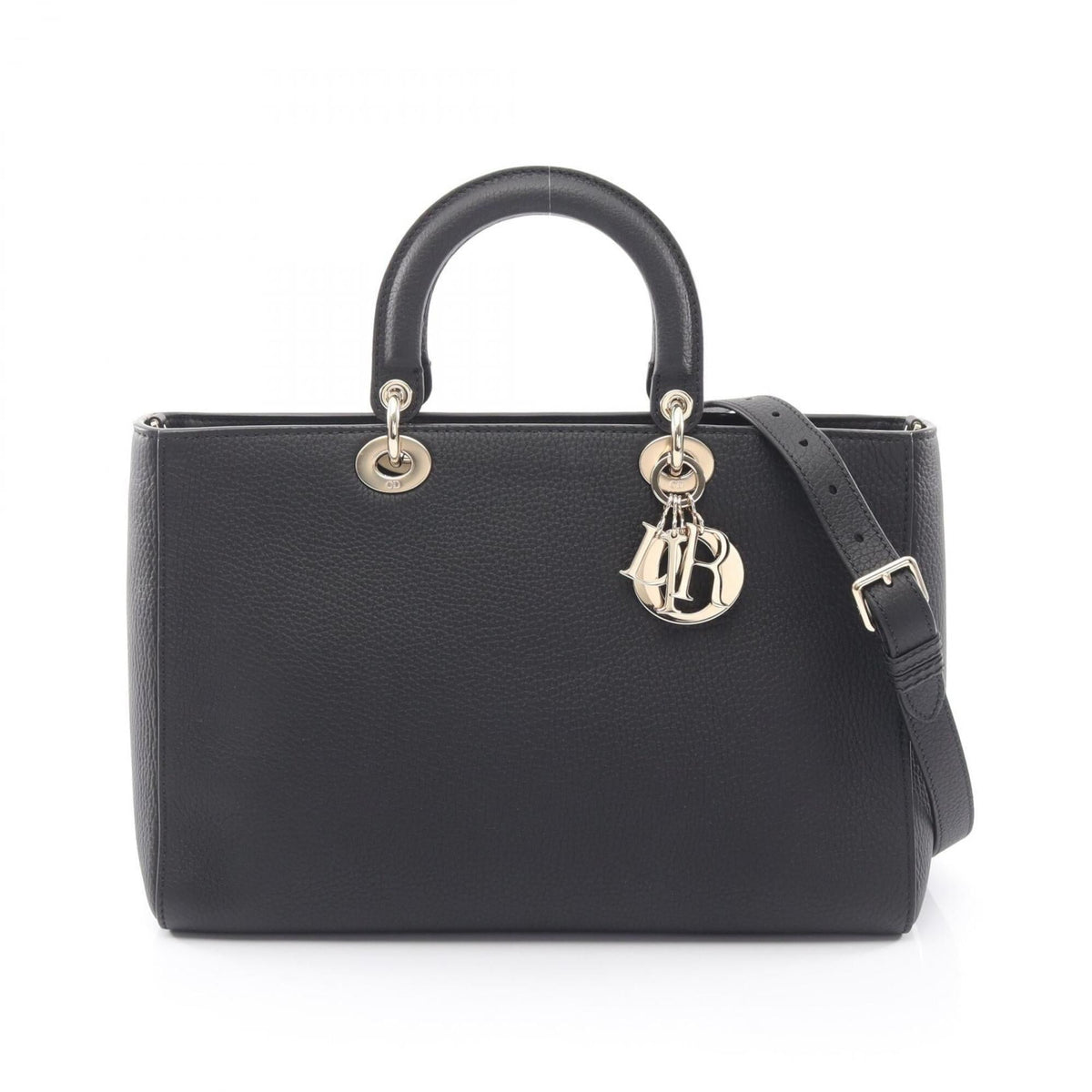 Christian Dior Black Leather Handbag (Pre-Owned)