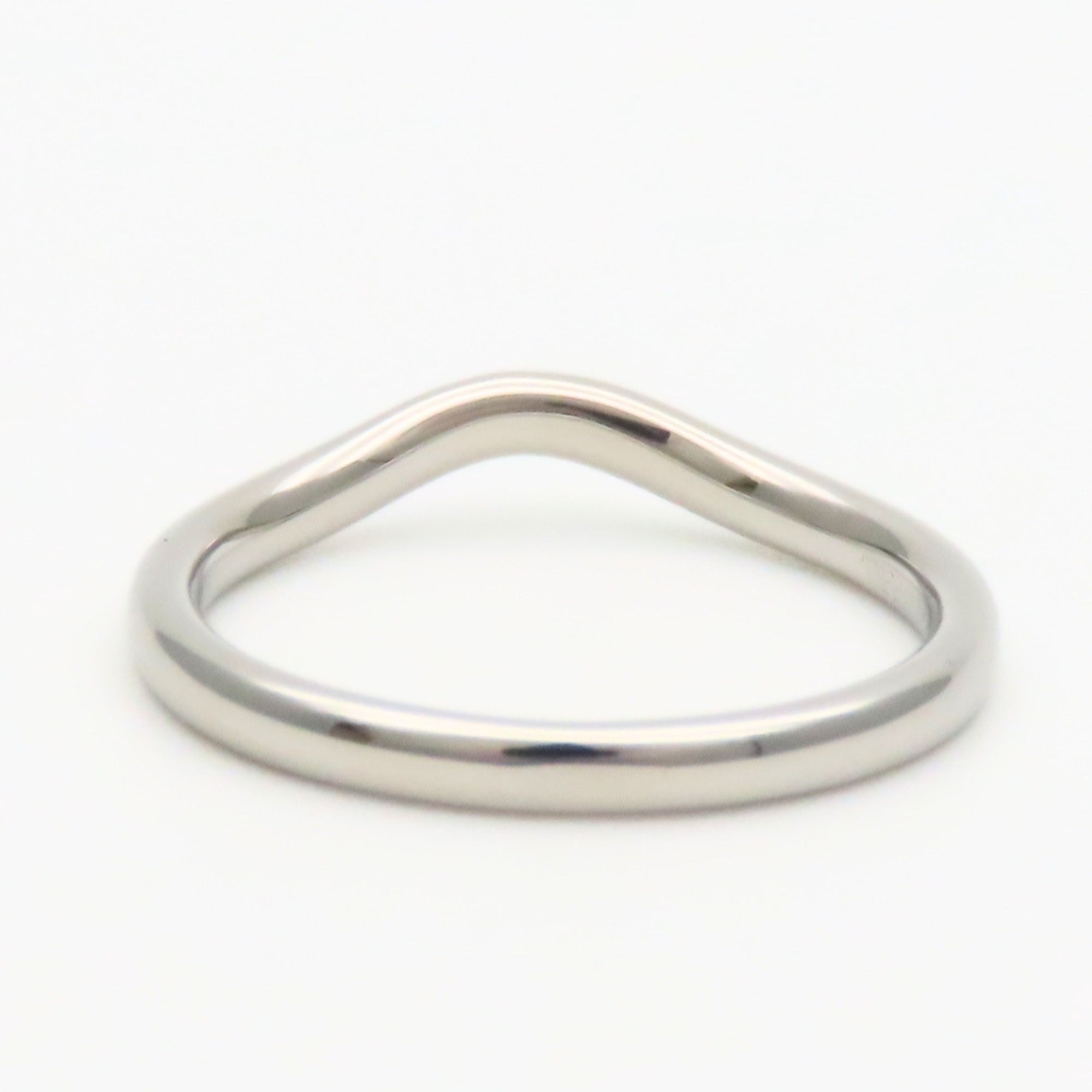 Tiffany Platinum Platinum 950 Band Ring (Pre-Owned)