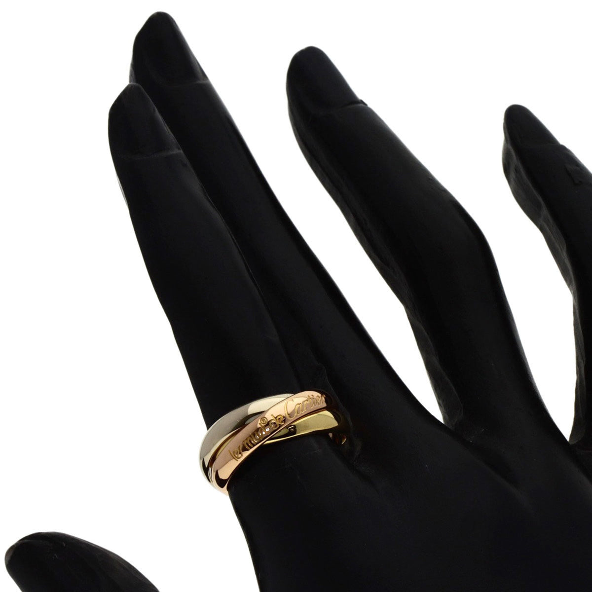 Cartier Trinity Yellow Gold (18K) Pink Gold (18K) White Gold (18K) Band Ring (Pre-Owned)