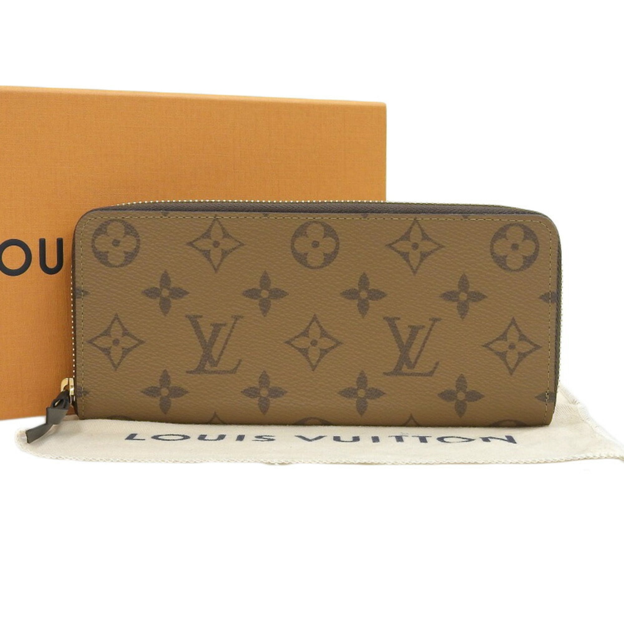 Louis Vuitton Monogram Reverse Monogram Reverse Pvc Long Wallet (Bi-Fold) (Pre-Owned)