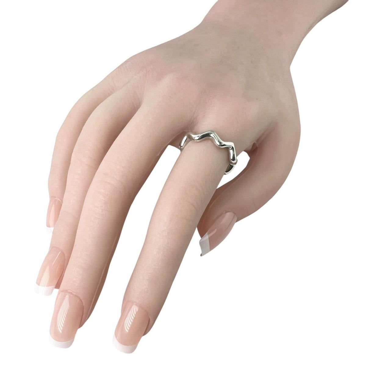 Tiffany Silver Silver 925 Band Ring (Pre-Owned)