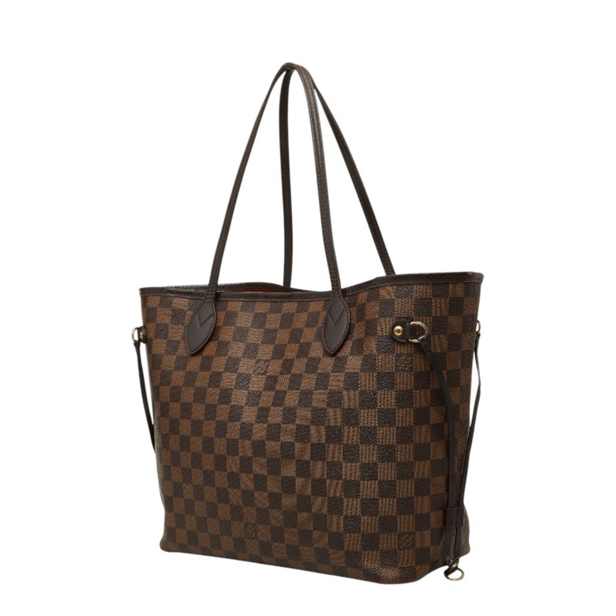 Louis Vuitton Brown Damier Canvas Pvc Leather Tote Bag (Pre-Owned)
