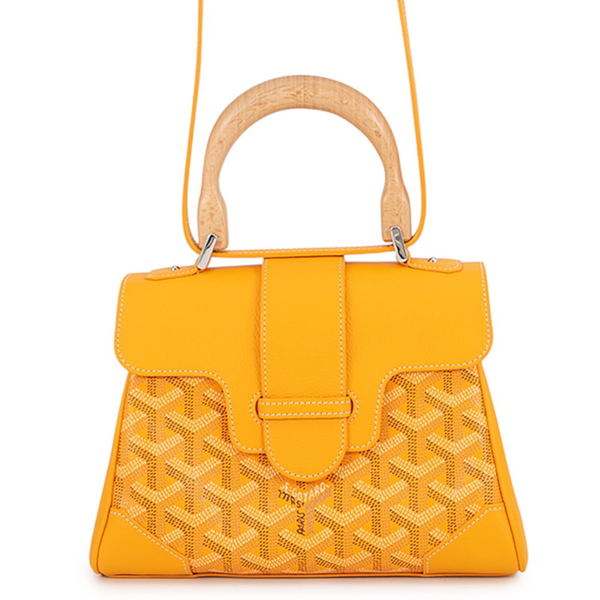 Goyard Yellow Pvc Leather Handbag (Pre-Owned)