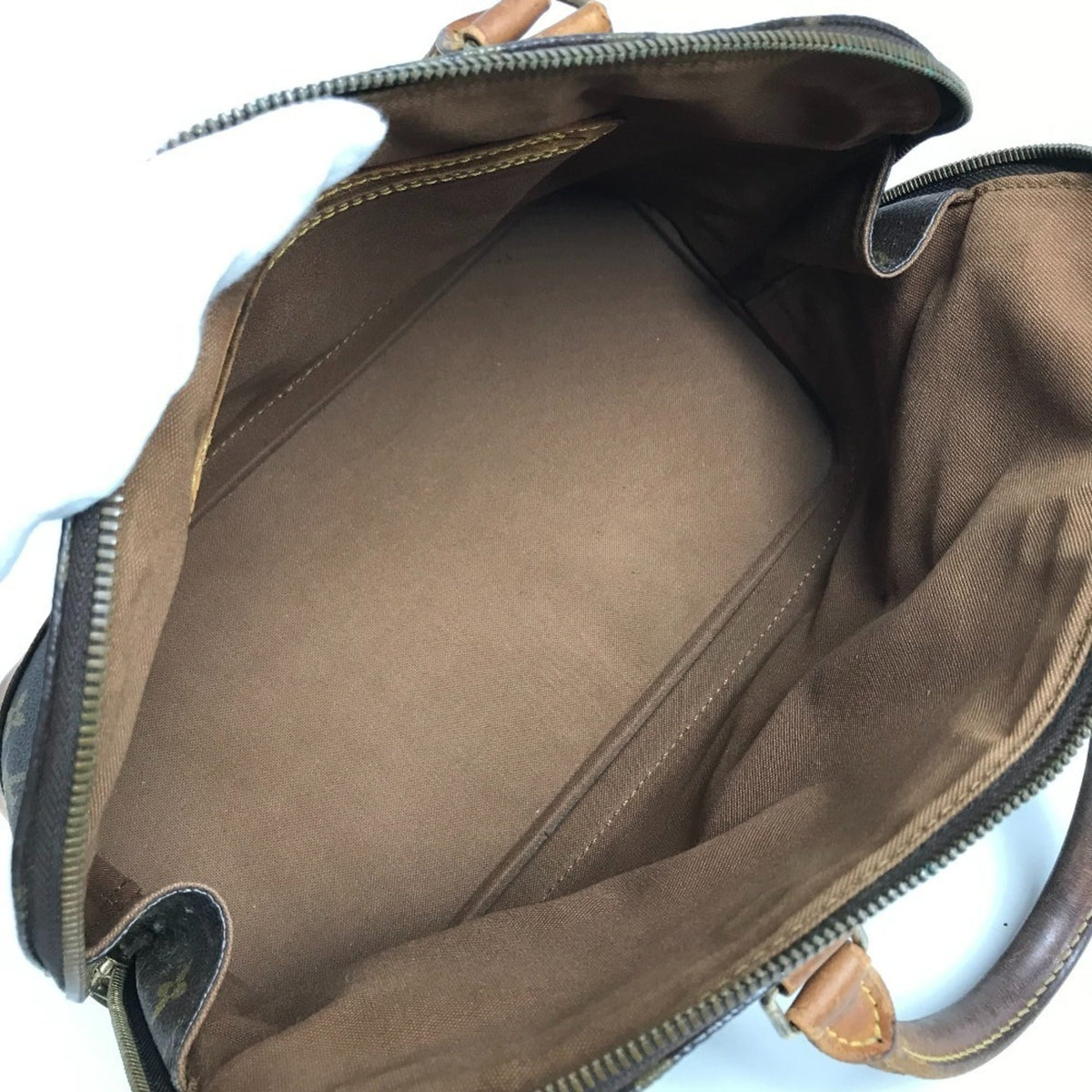 Louis Vuitton Brown Monogram Canvas Handbag Tote Bag (Pre-Owned)