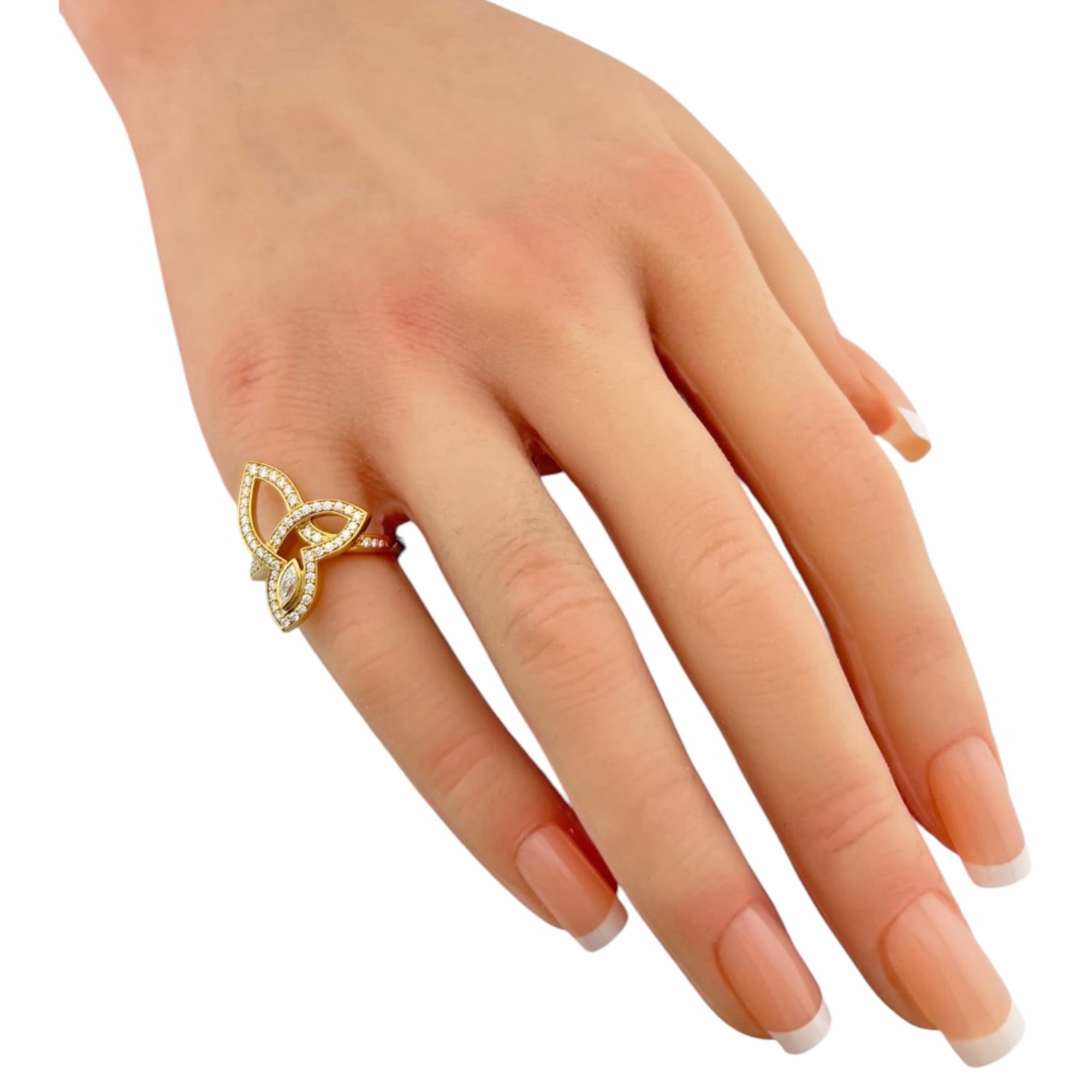 Harry Winston Gold Yellow Gold (18K) Band Ring (Pre-Owned)