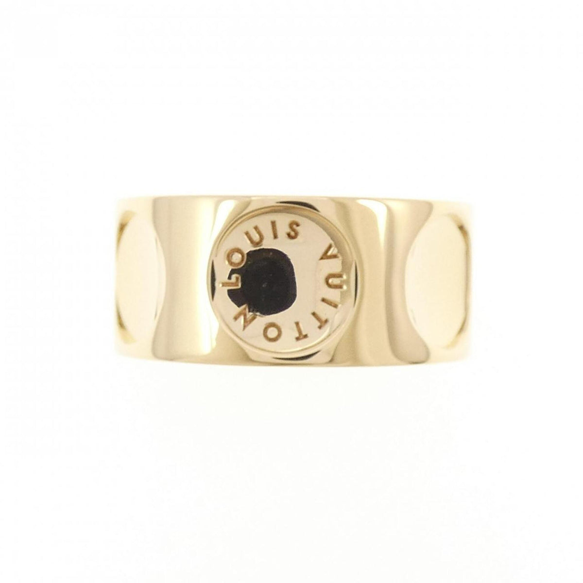 Louis Vuitton Yellow Gold Yellow Gold (18K) Band Ring (Pre-Owned)