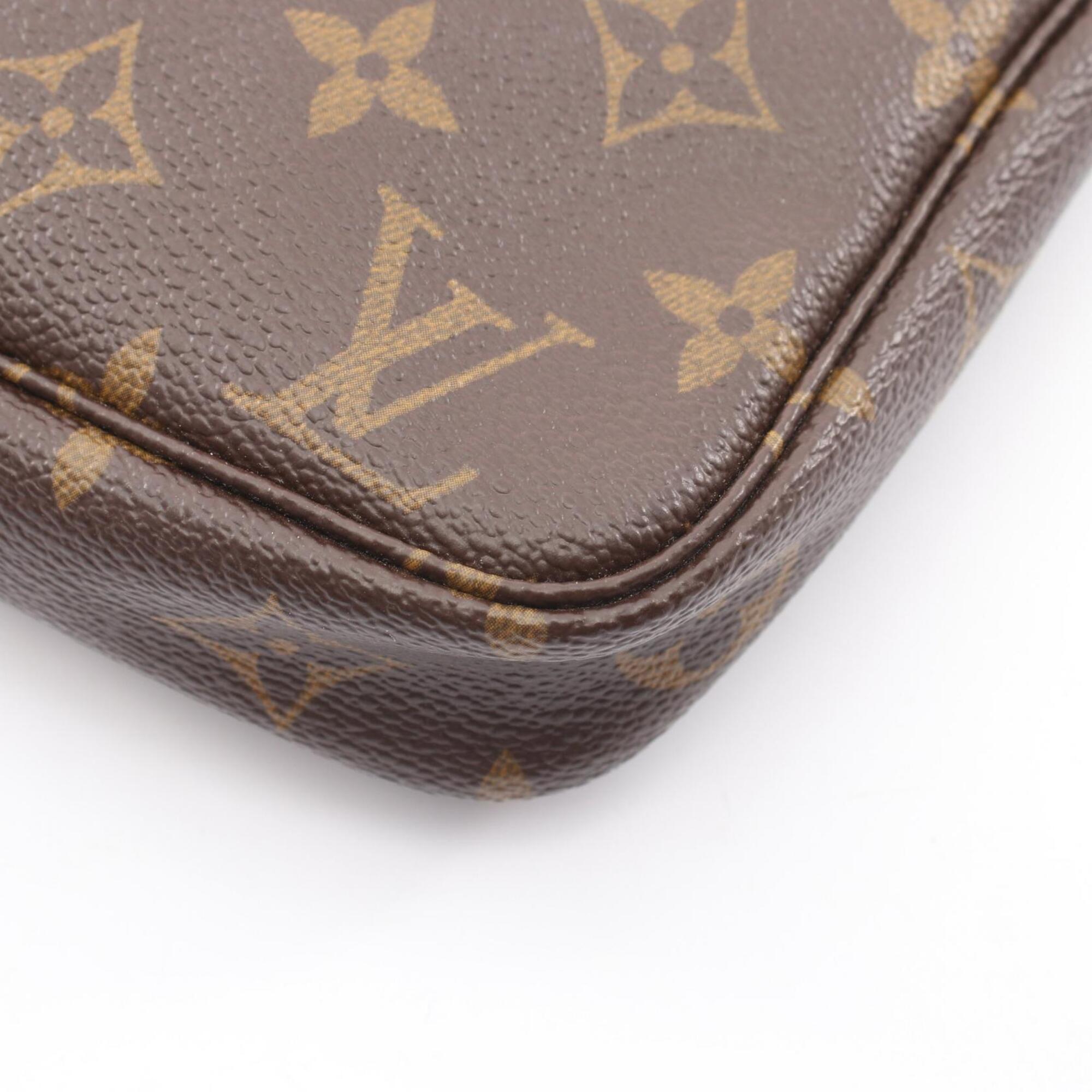 Louis Vuitton Brown Coated Canvas Leather Handbag (Pre-Owned)