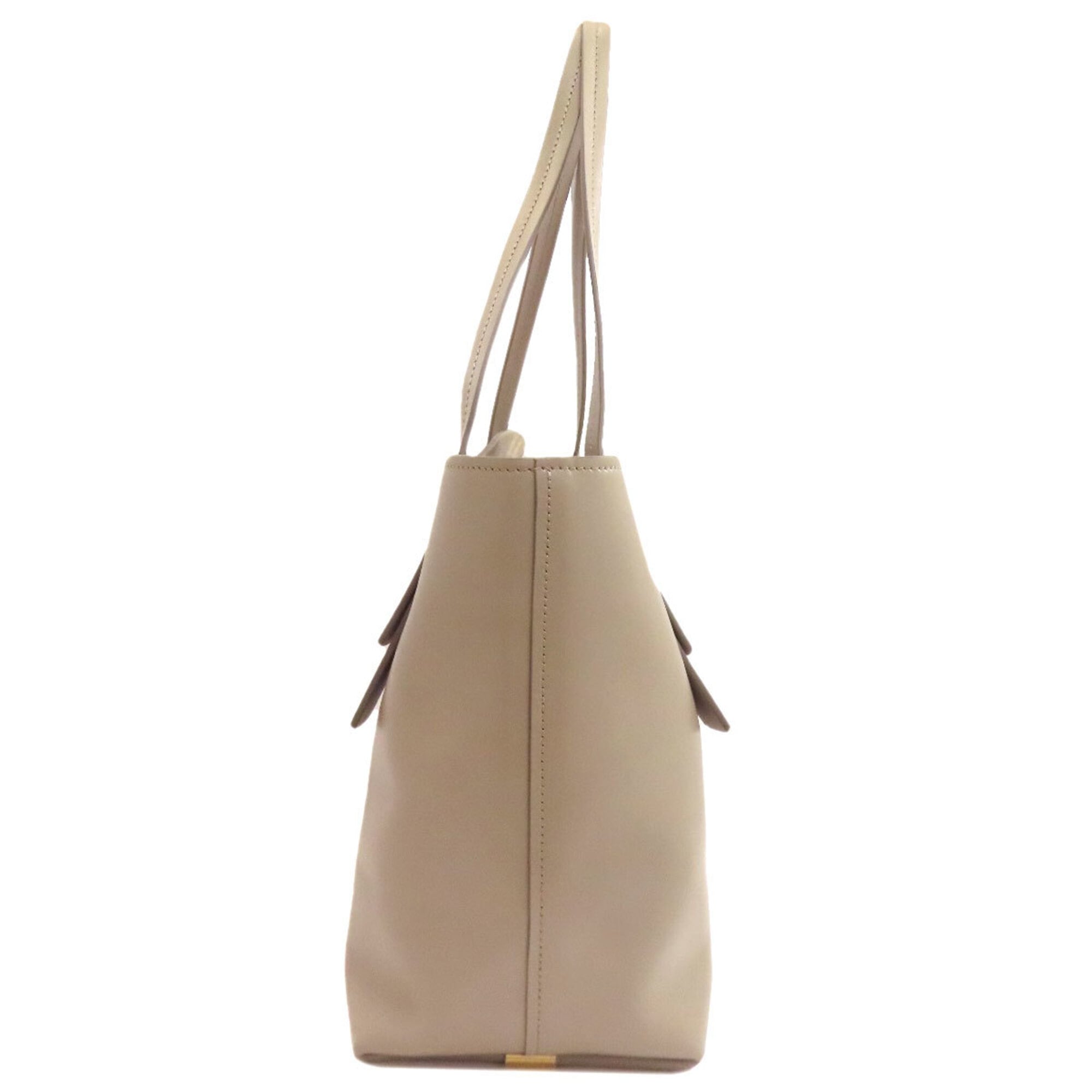 Chloé Grayish Leather Tote Bag (Pre-Owned)